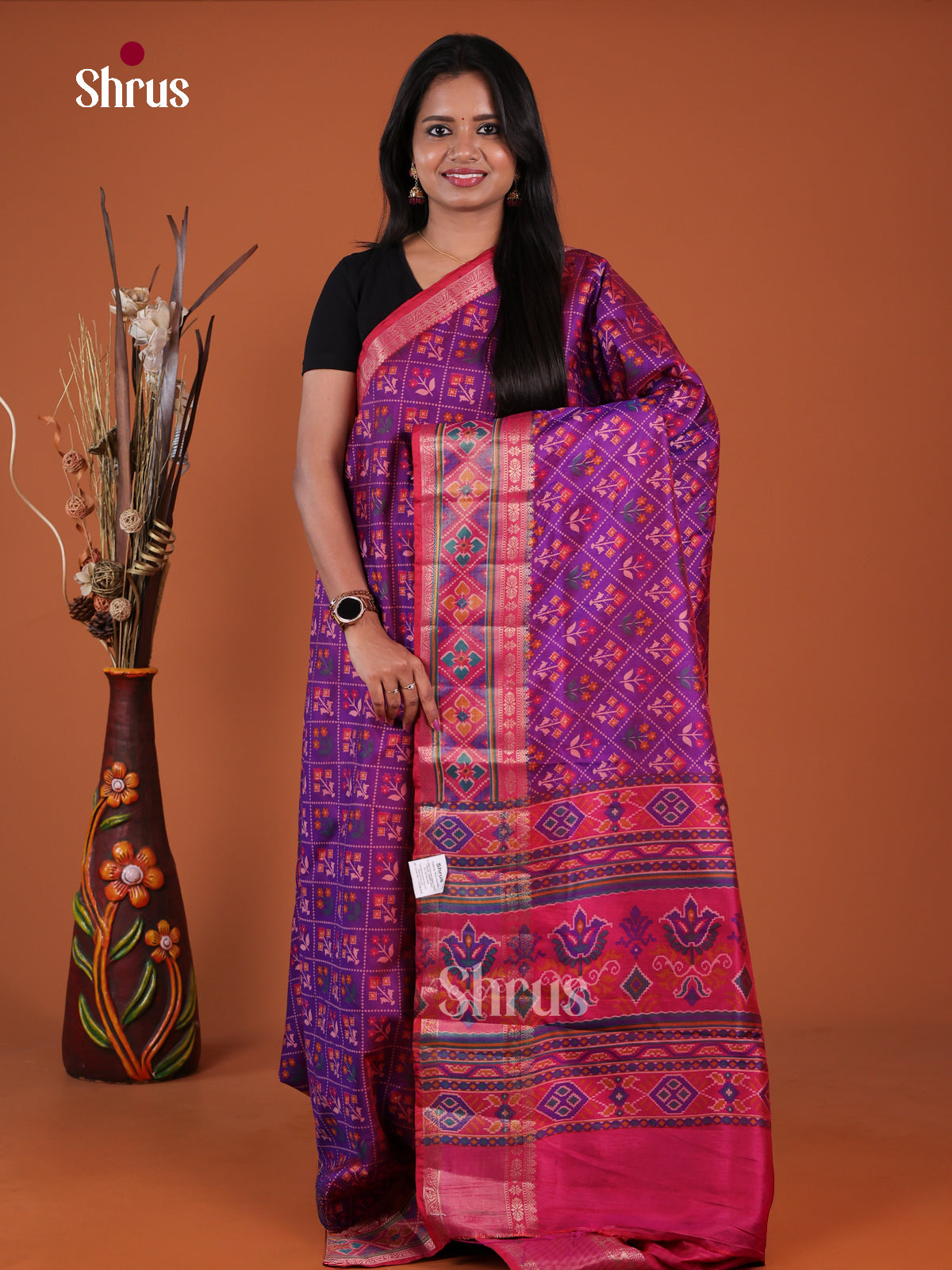 Semi Patola Saree - EH04243