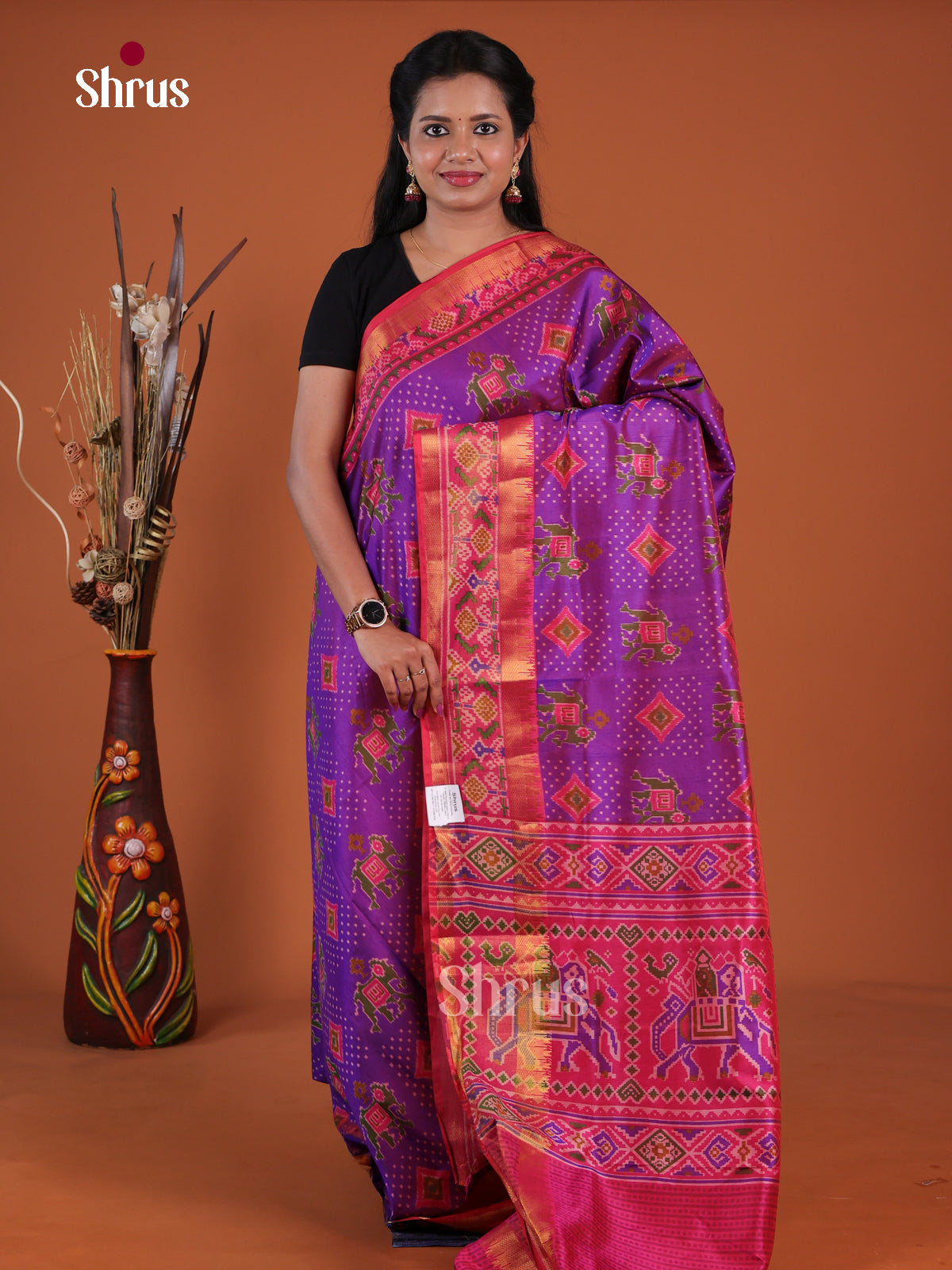 Semi Patola Saree - EH04245