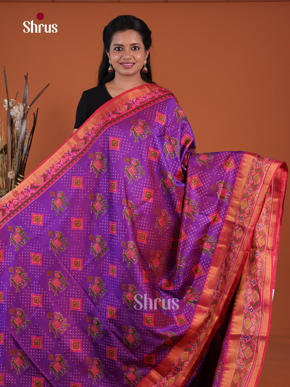Semi Patola Saree - EH04245