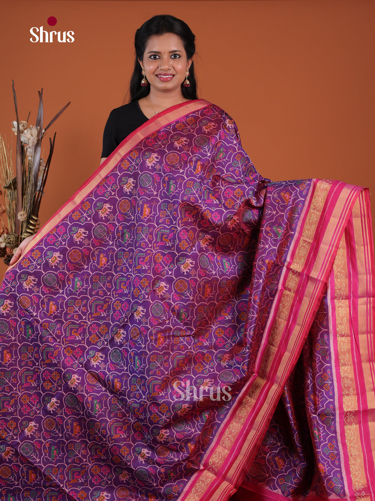 Semi Patola Saree - EH04247
