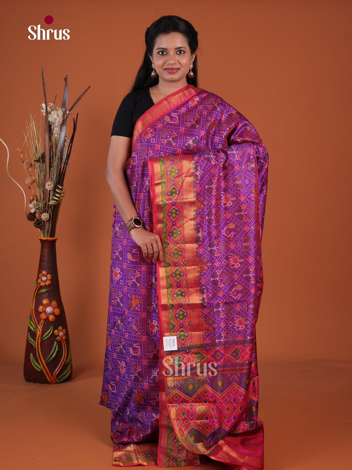 Semi Patola Saree - EH04251