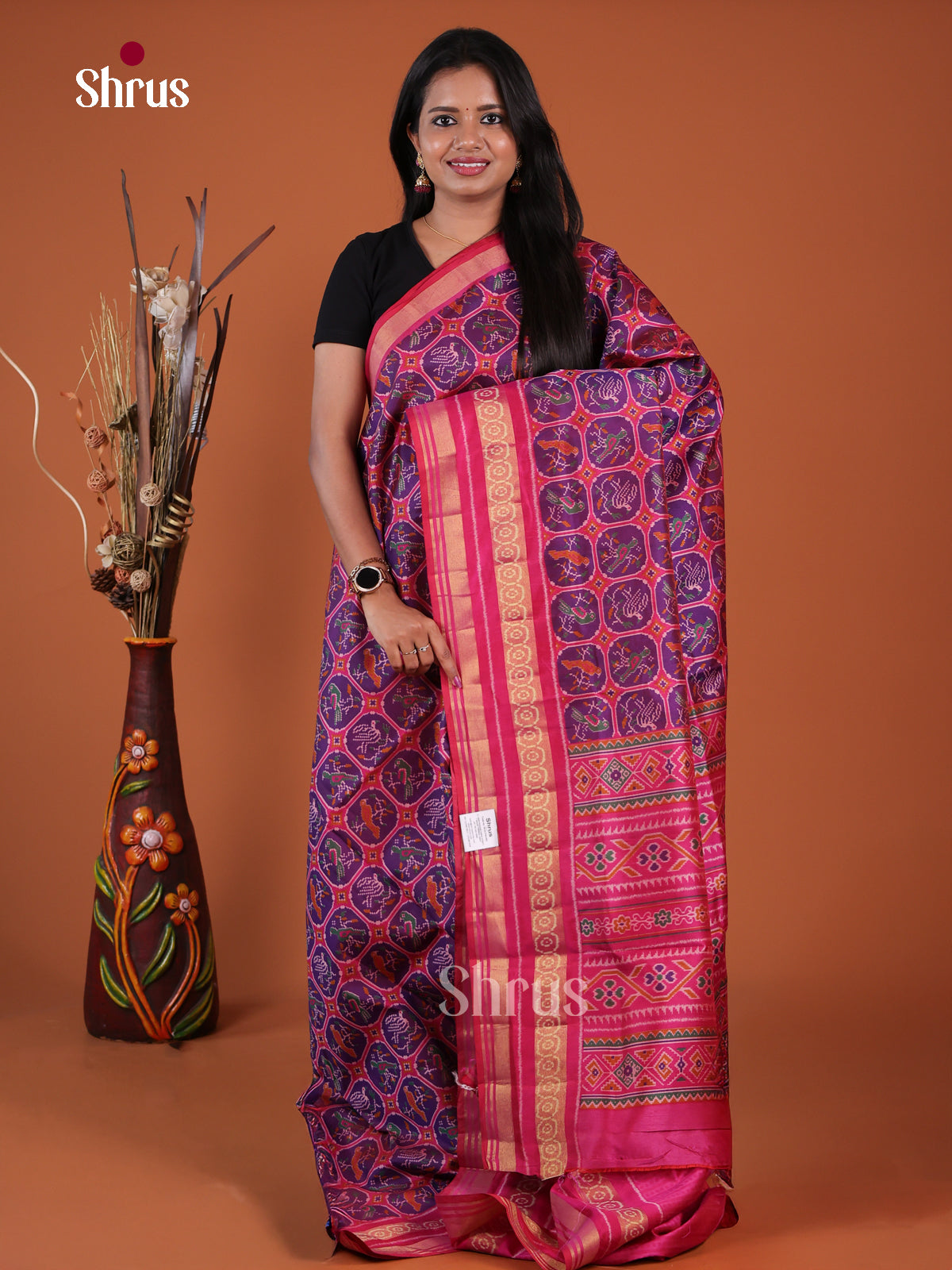 Semi Patola Saree - EH04253