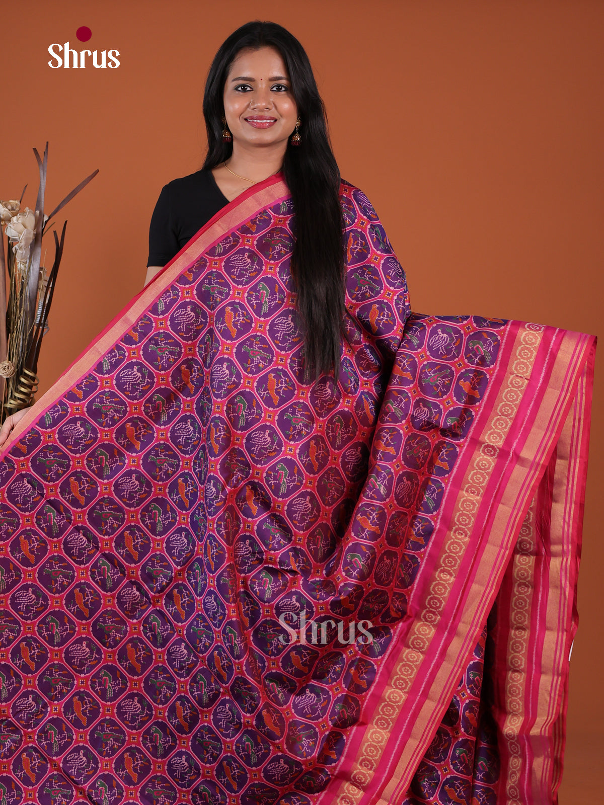Semi Patola Saree - EH04253
