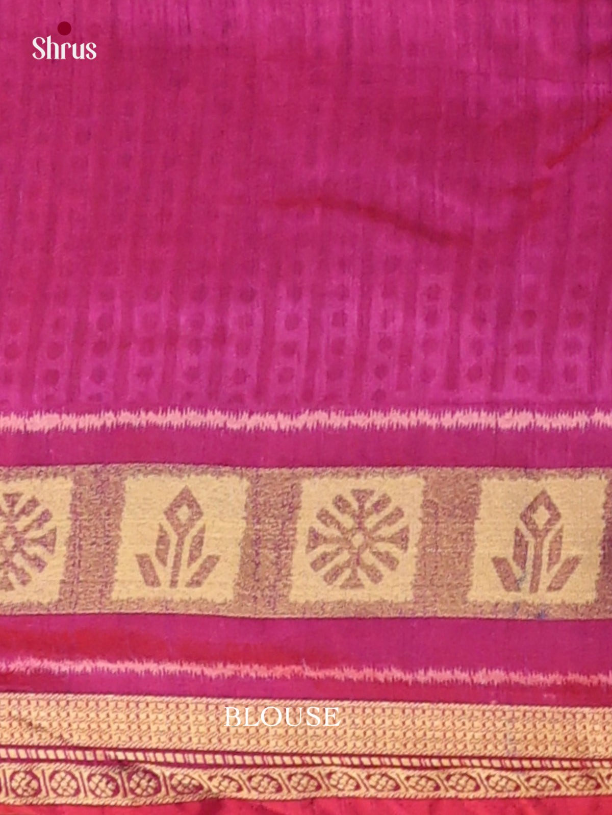 Blue & Purple - Semi Patola Saree -