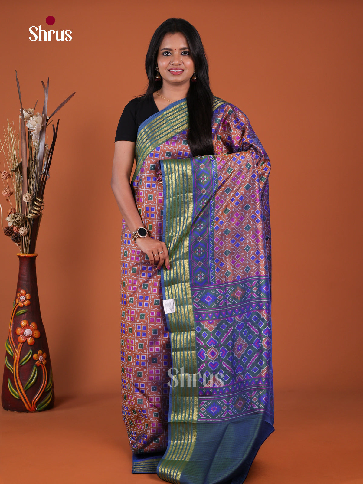 Semi Patola Saree - EH04257