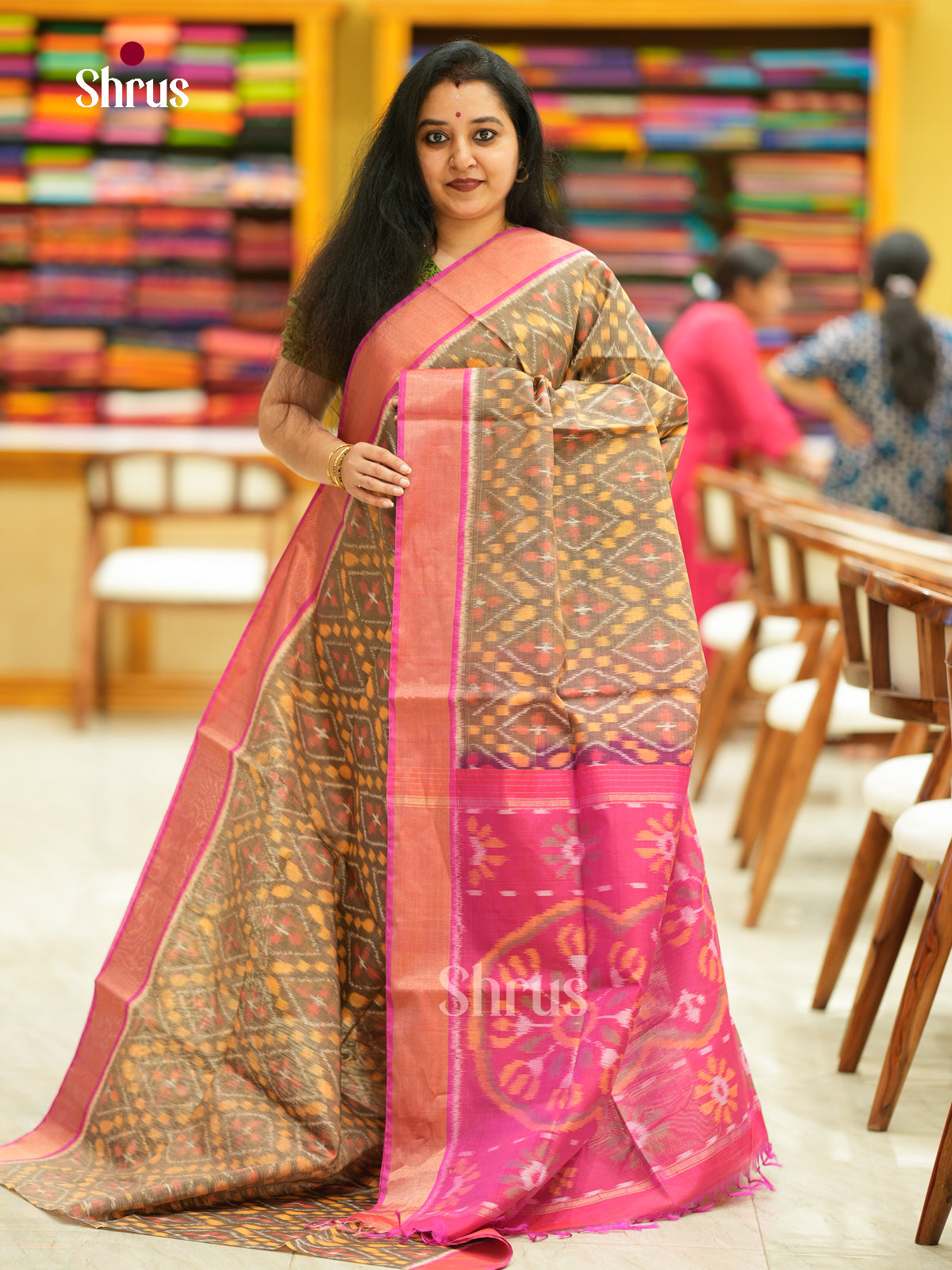 Pochampally sico Saree - EH14007 - Shop on Shrus.com