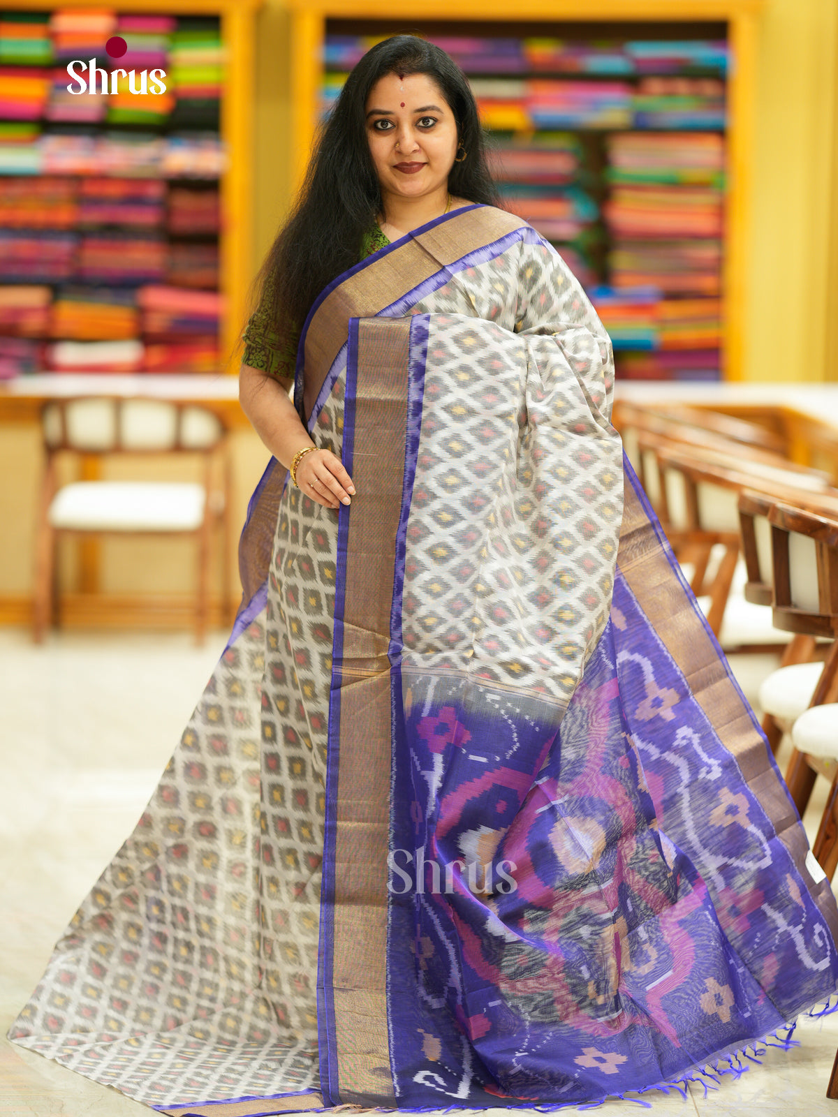 Pochampally sico Saree - EH14008 - Shop on Shrus.com