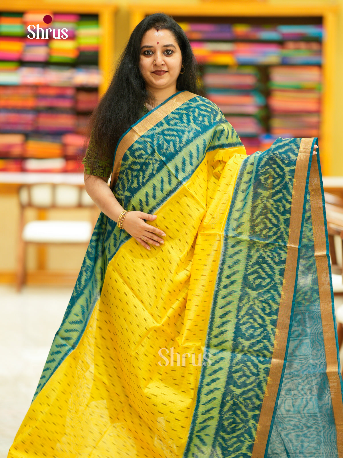 Pochampally sico Saree - EH14011 - Shop on Shrus.com