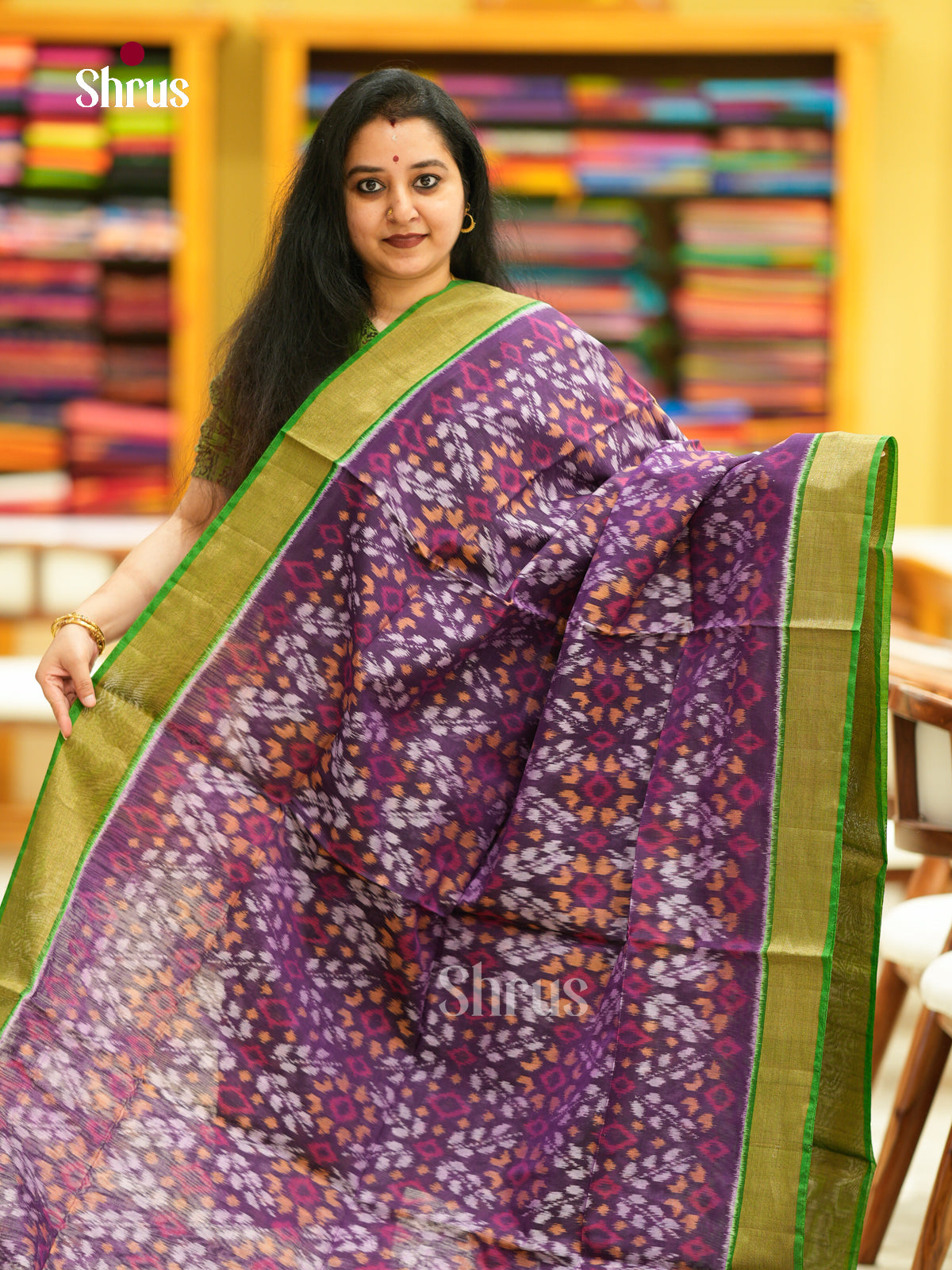 Pochampally sico Saree - EH14013 - Shop on Shrus.com
