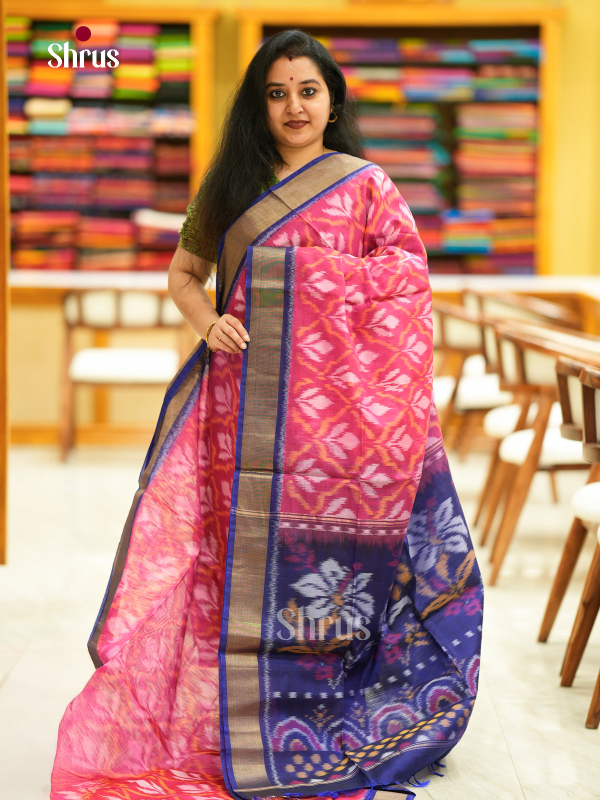 Pochampally sico Saree - EH14023 - Shop on Shrus.com