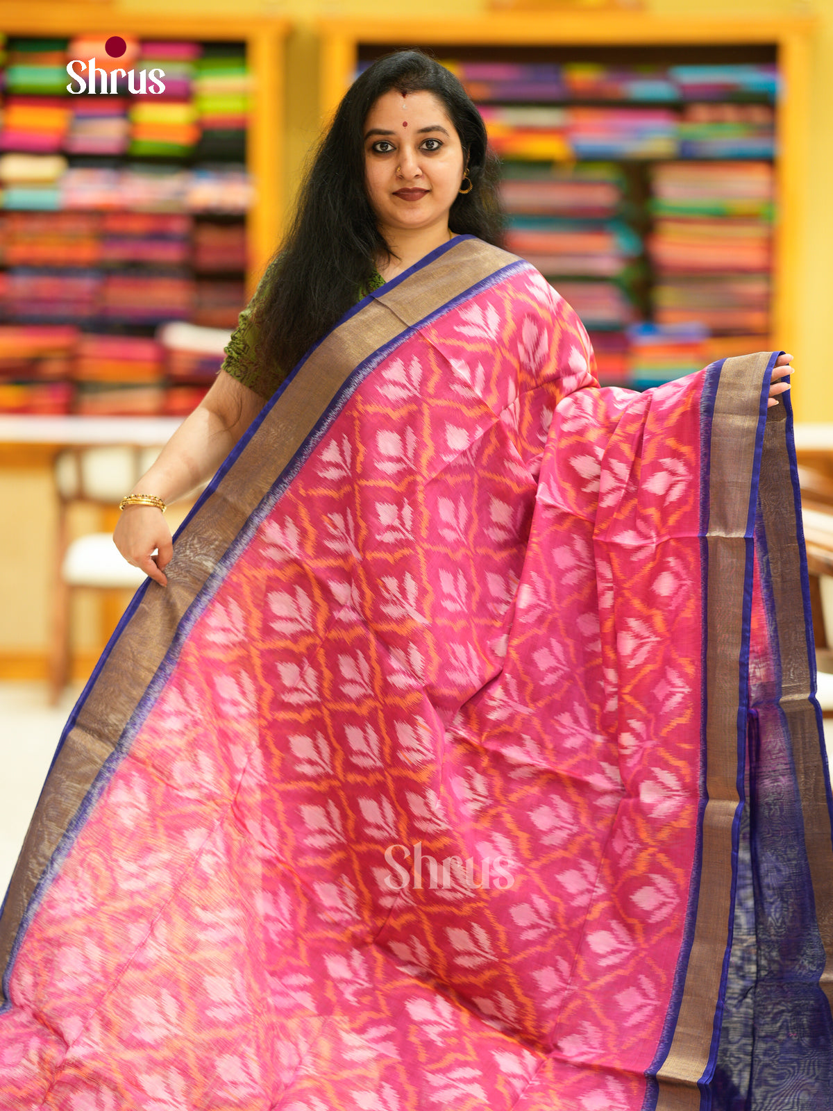 Pochampally sico Saree - EH14023 - Shop on Shrus.com