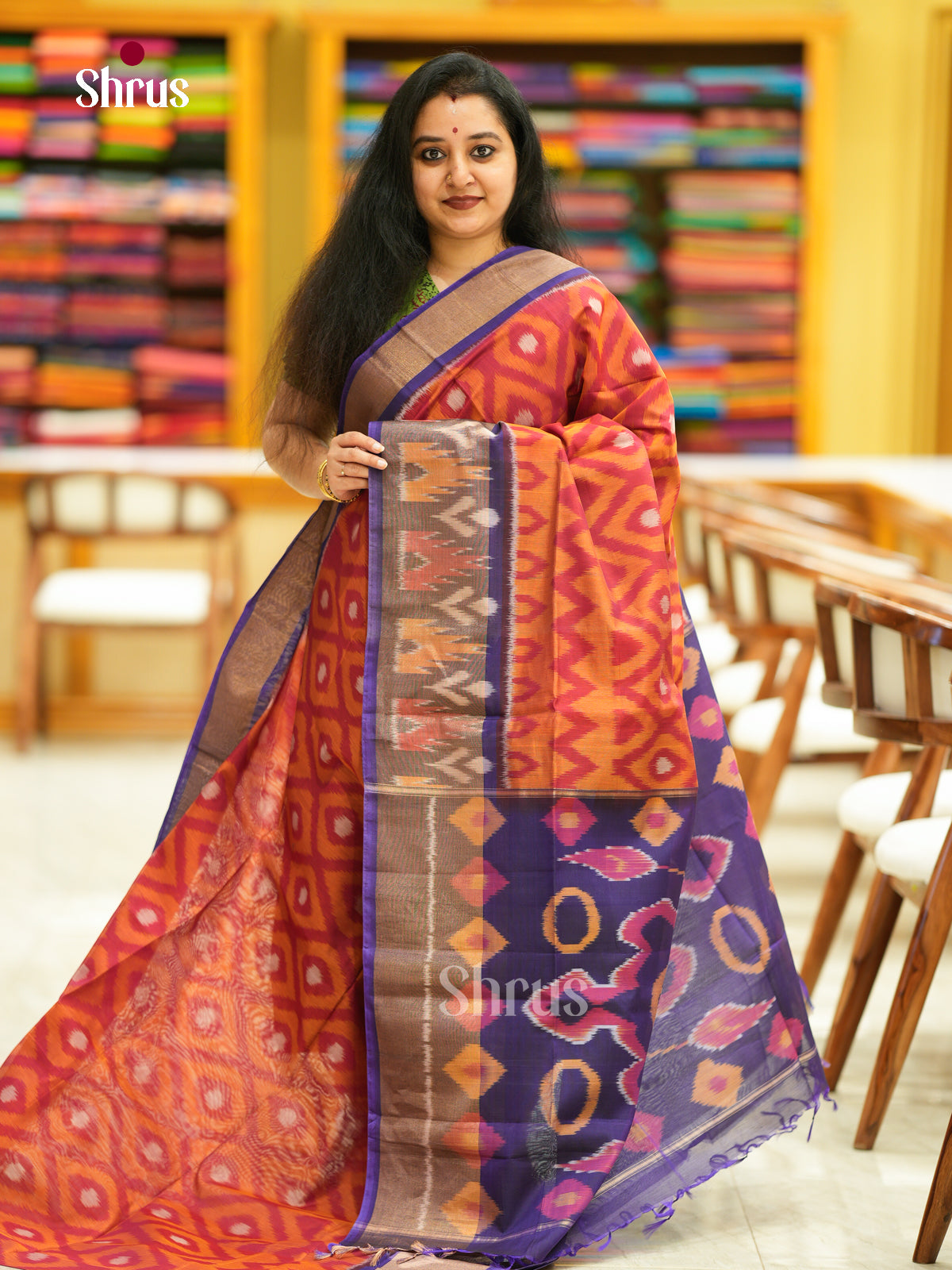 Pochampally sico Saree - EH14024 - Shop on Shrus.com
