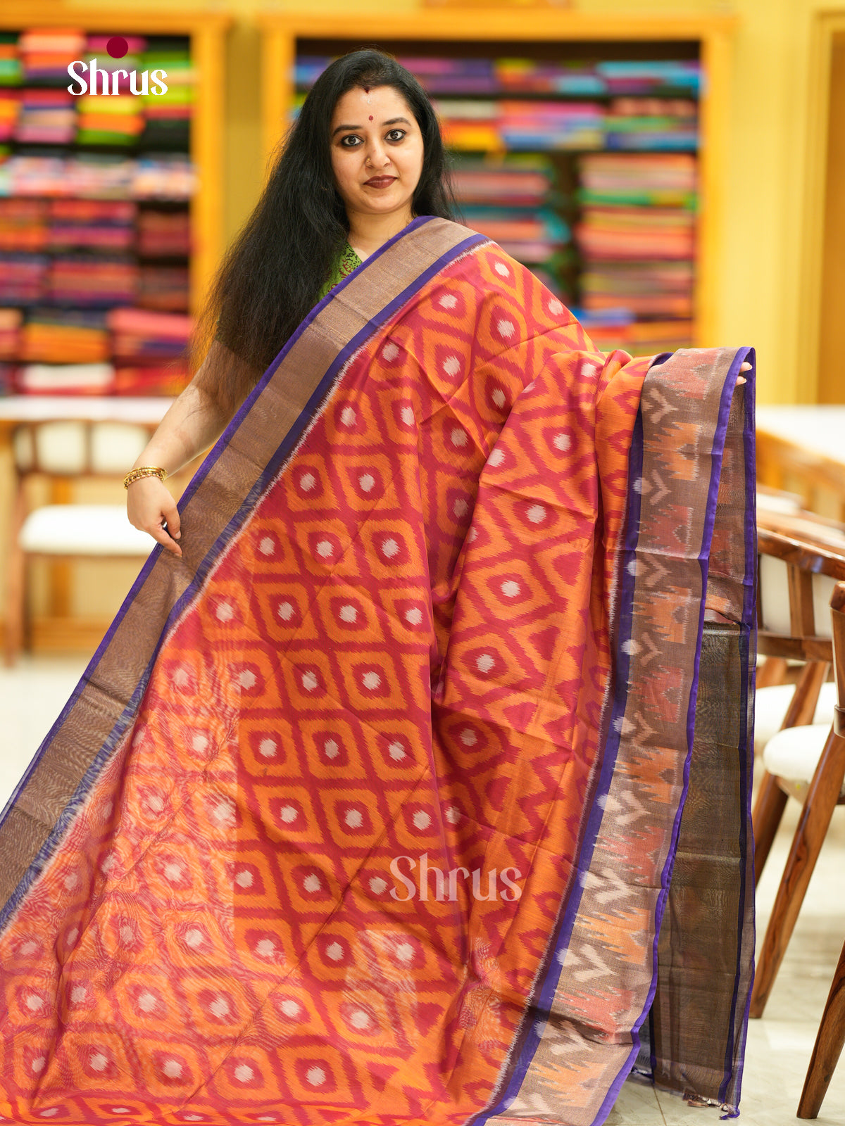 Pochampally sico Saree - EH14024 - Shop on Shrus.com