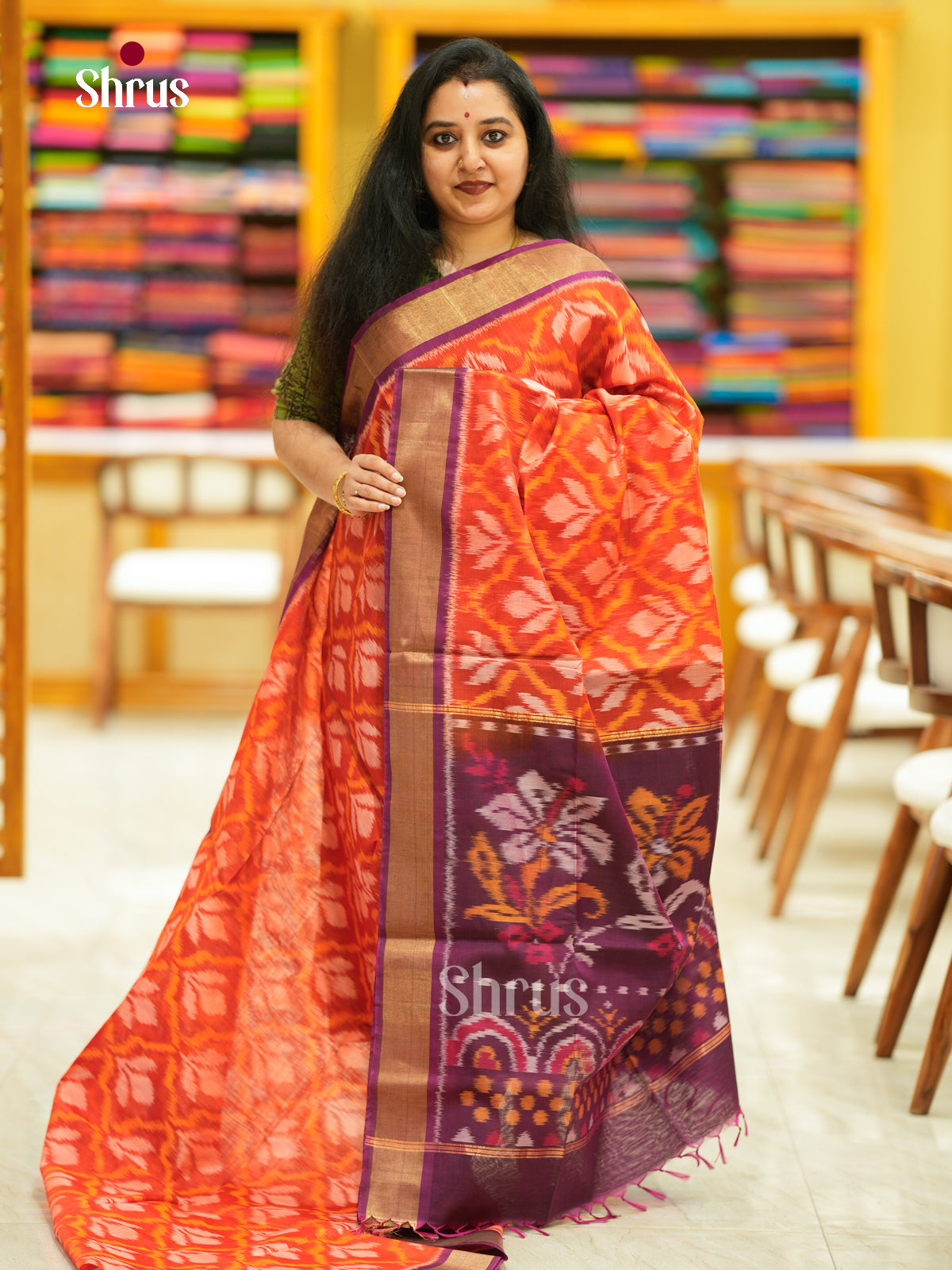 Pochampally sico Saree - EH14030 - Shop on Shrus.com