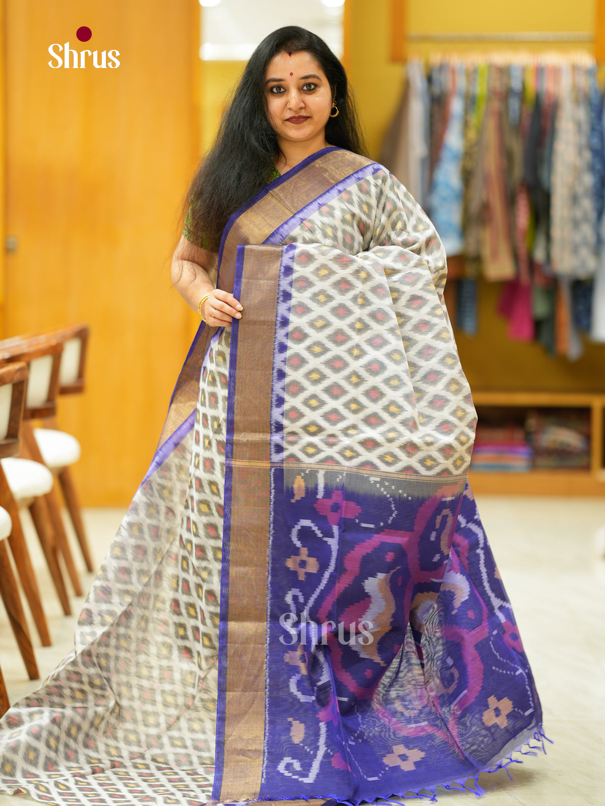 Pochampally sico Saree - EH14032 - Shop on Shrus.com