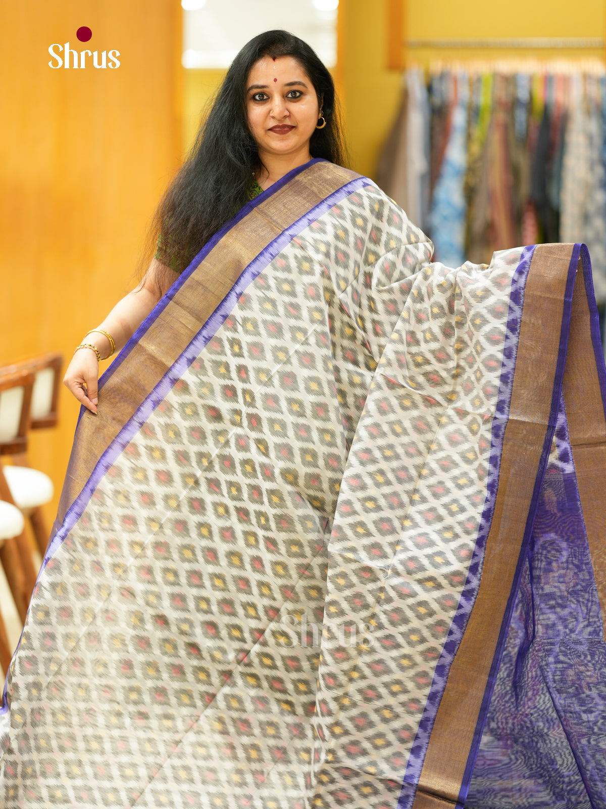 Pochampally sico Saree - EH14032 - Shop on Shrus.com