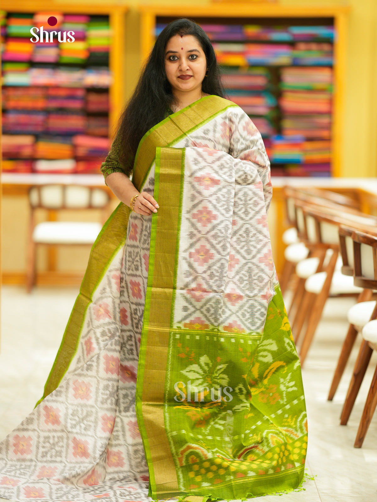 Pochampally sico Saree - EH14036 - Shop on Shrus.com
