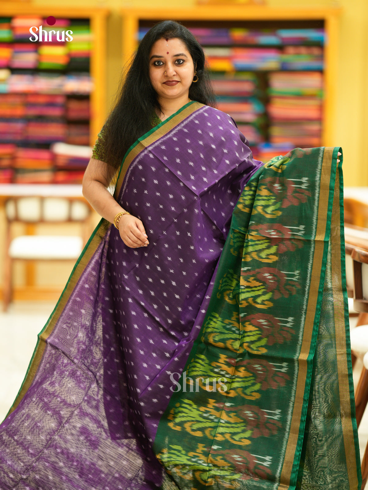 Pochampally sico Saree - EH14042 - Shop on Shrus.com