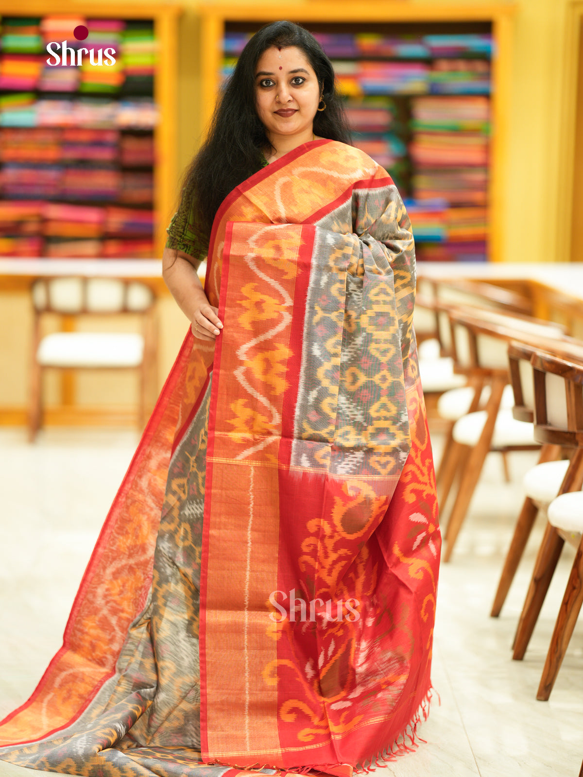 Pochampally sico Saree - EH14055 - Shop on Shrus.com
