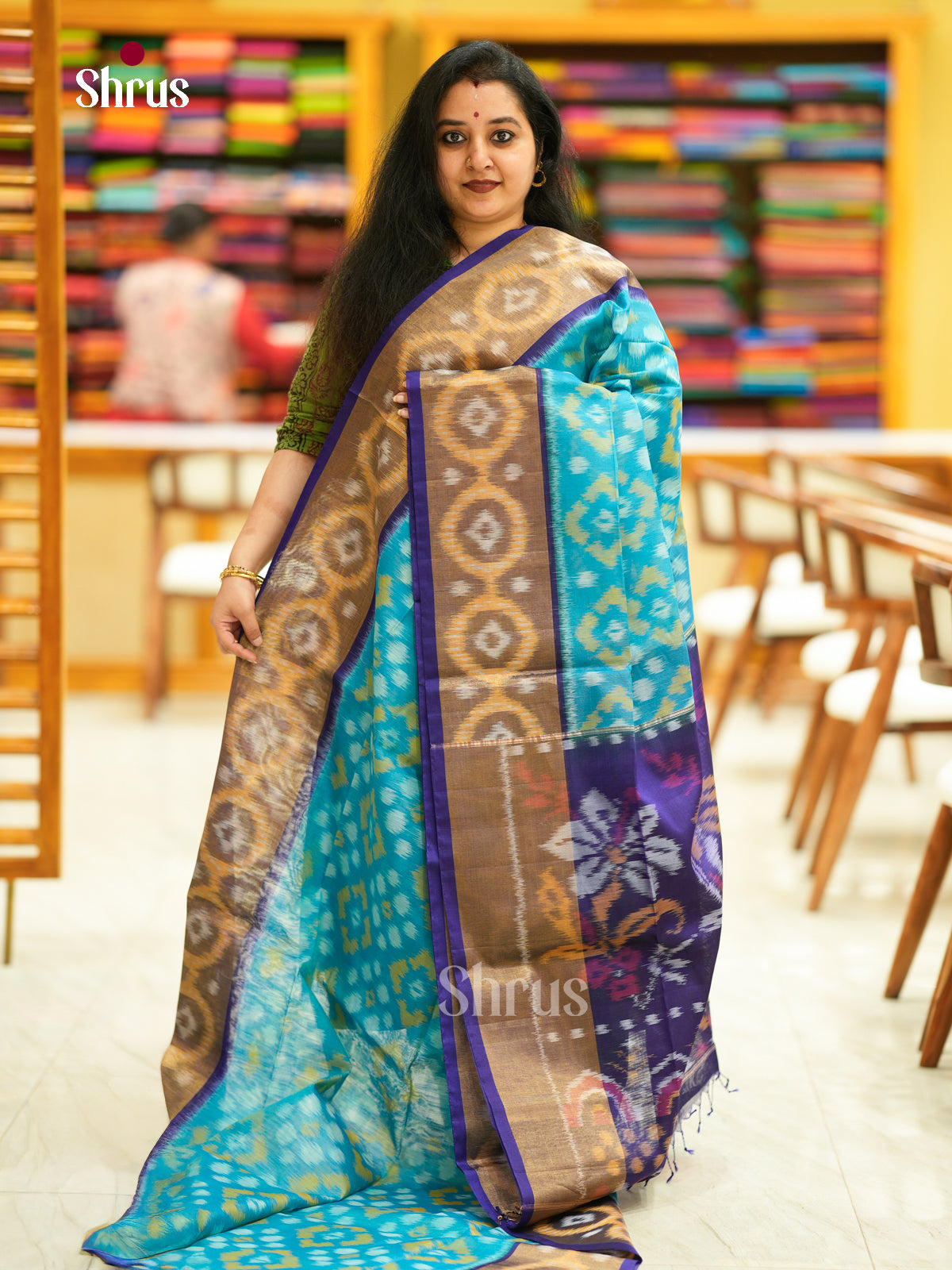 Pochampally sico Saree - EH14057 - Shop on Shrus.com