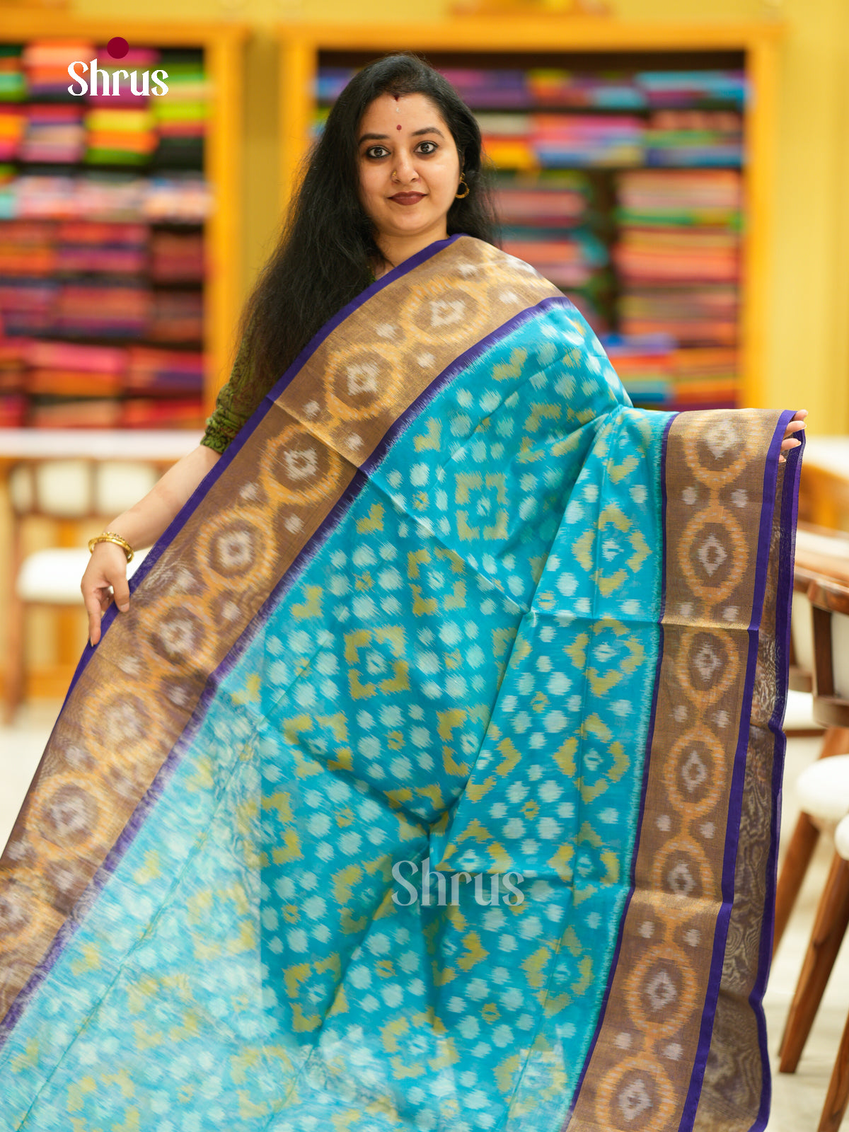 Pochampally sico Saree - EH14057 - Shop on Shrus.com
