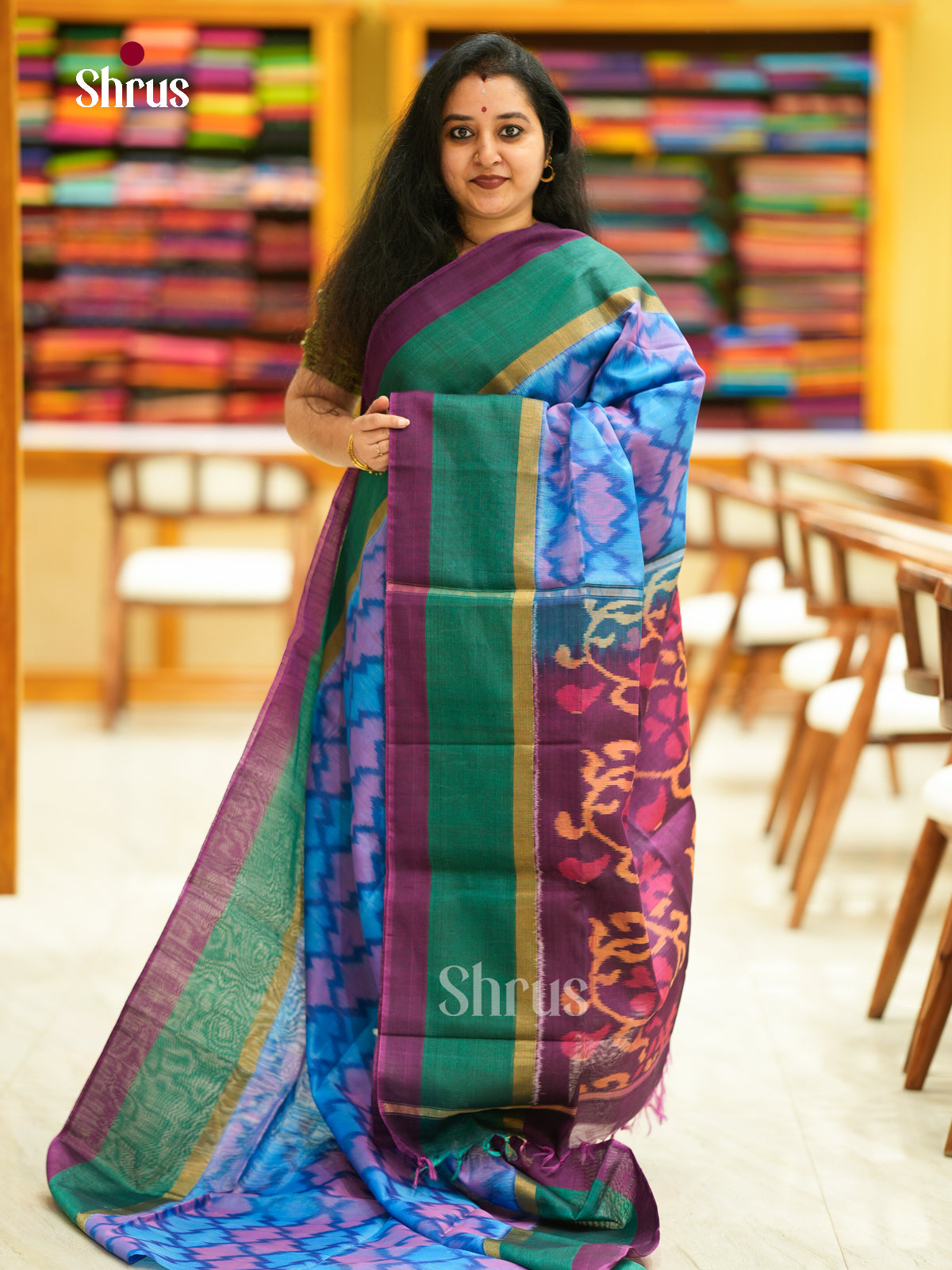 Pochampally sico Saree - EH14061 - Shop on Shrus.com