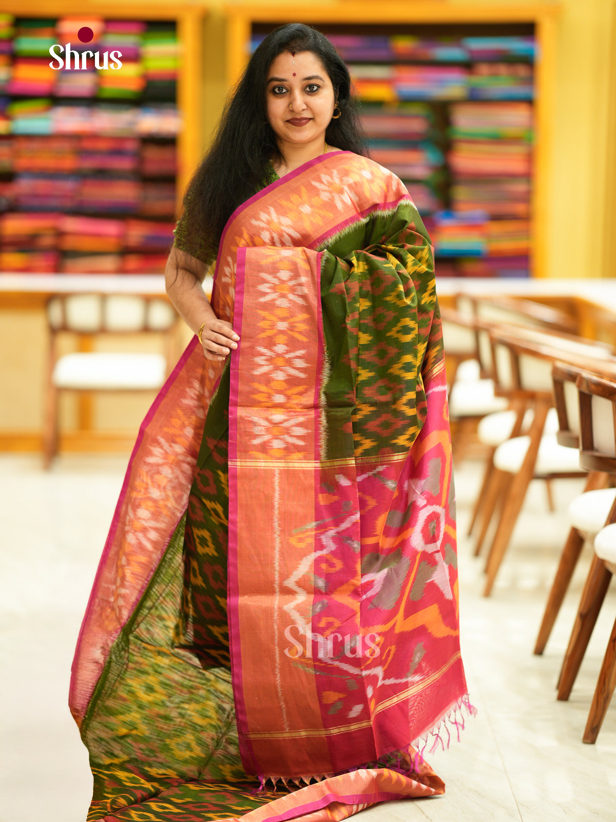 Pochampally sico Saree - EH14066 - Shop on Shrus.com