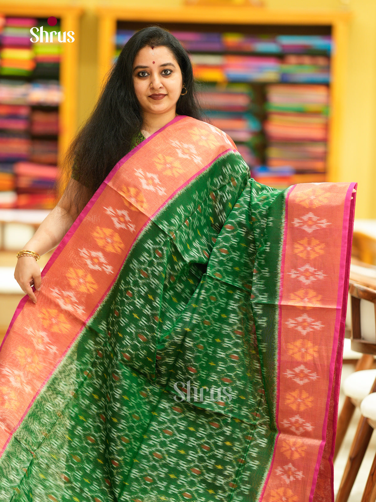 Pochampally sico Saree - EH14067 - Shop on Shrus.com