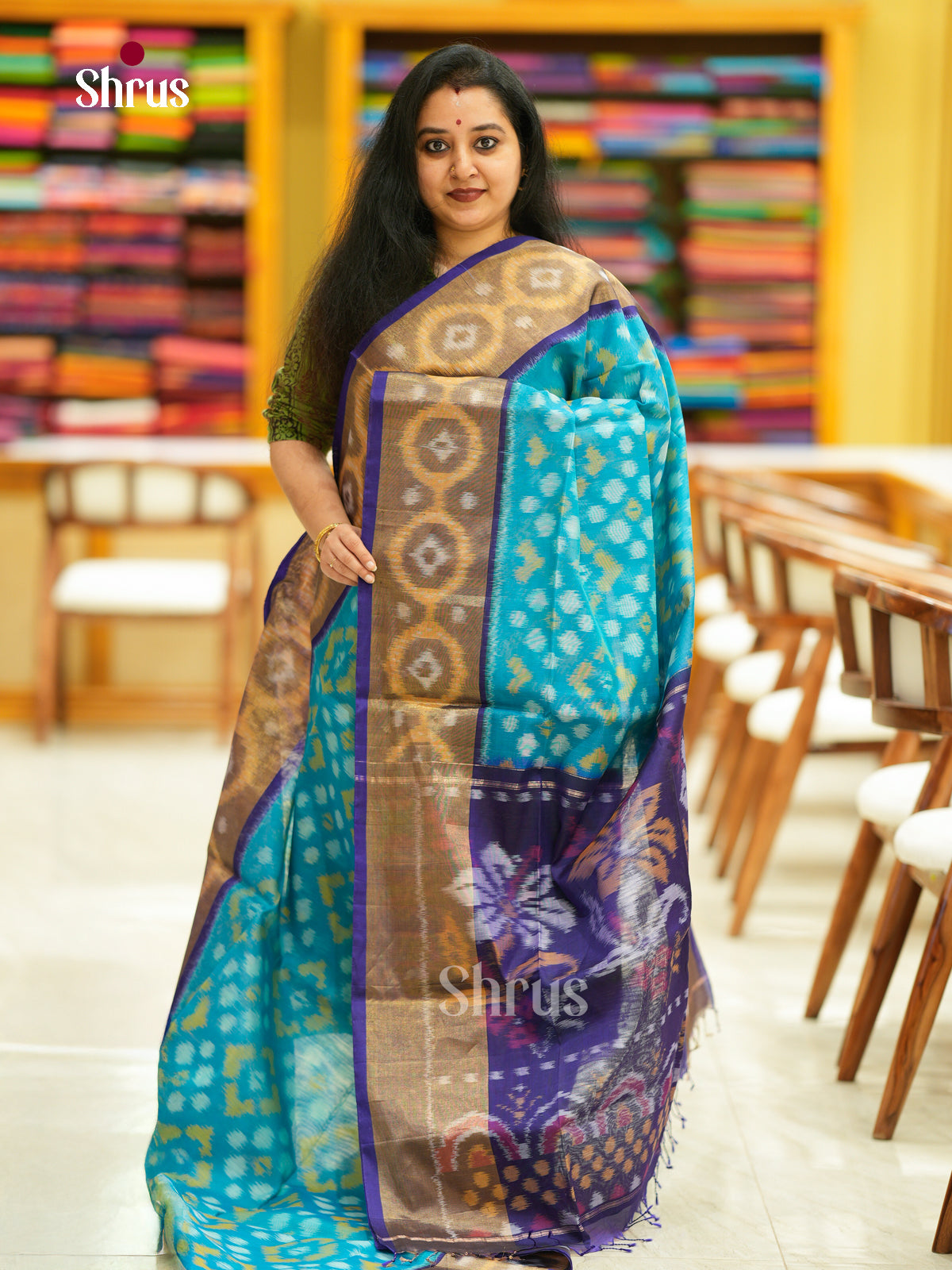 Pochampally sico Saree - EH14072 - Shop on Shrus.com