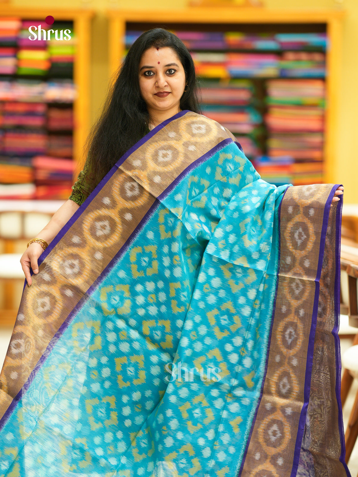 Pochampally sico Saree - EH14072 - Shop on Shrus.com