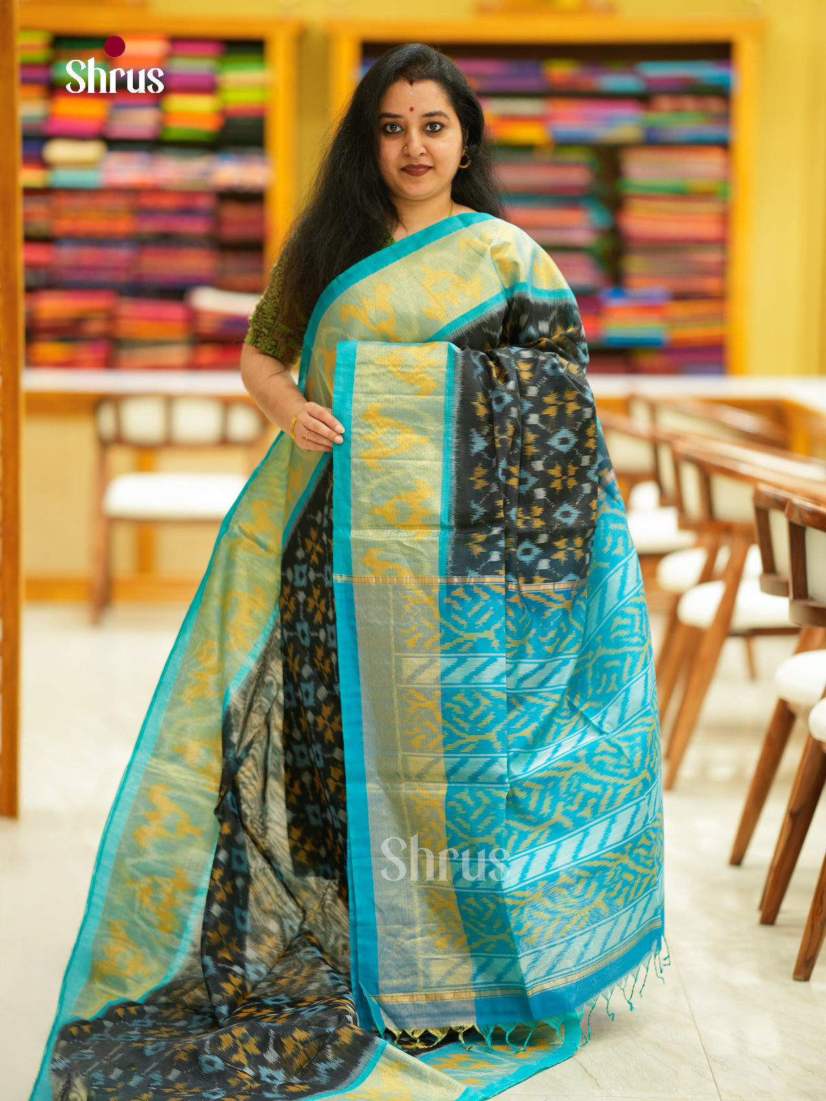 Pochampally sico Saree - EH14073 - Shop on Shrus.com