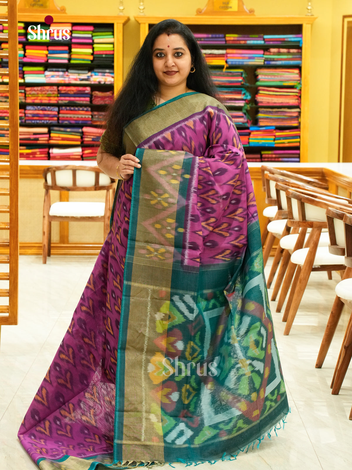 Pochampally sico Saree - EH14075 - Shop on Shrus.com