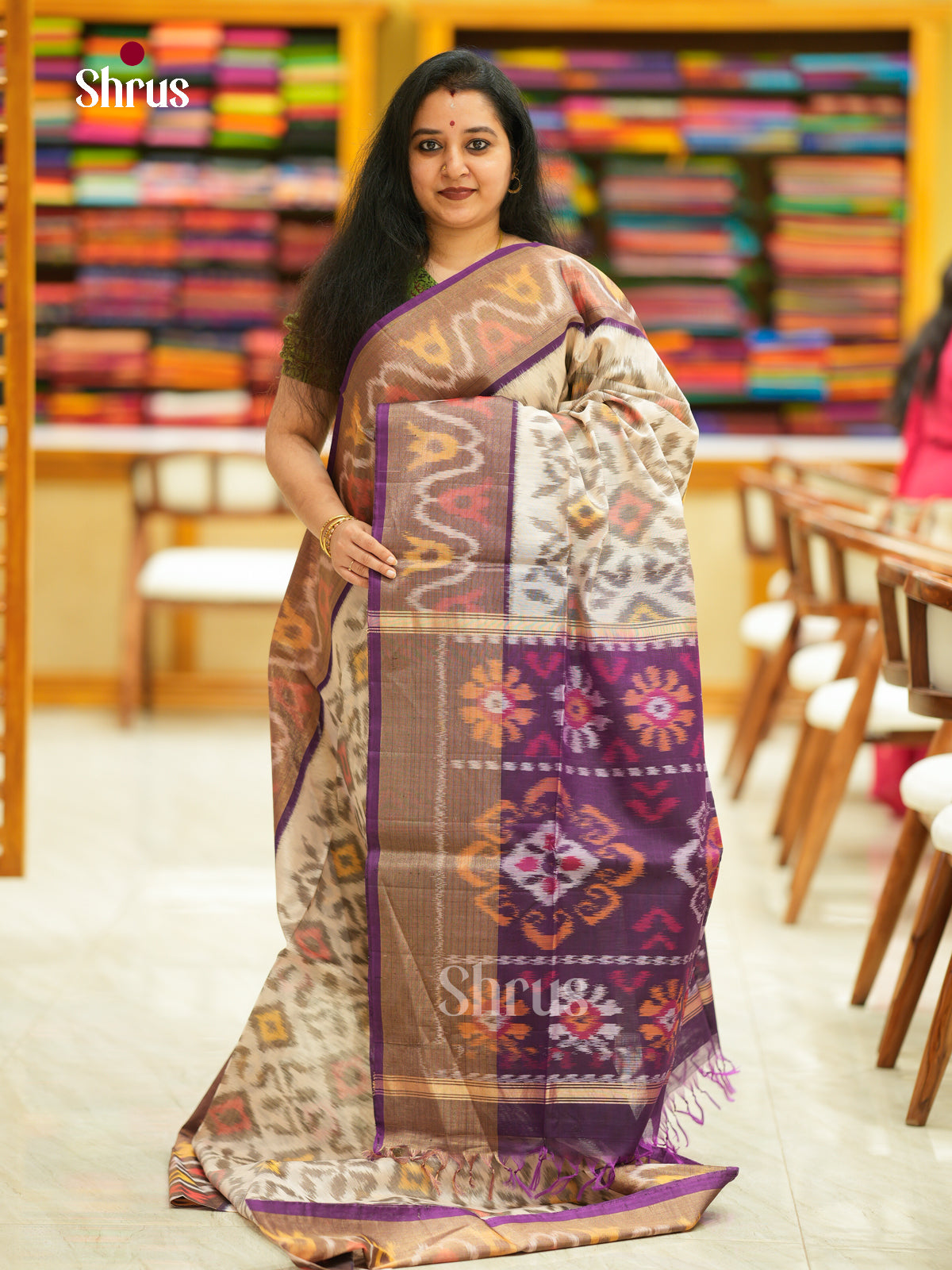 Pochampally sico Saree - EH14077 - Shop on Shrus.com