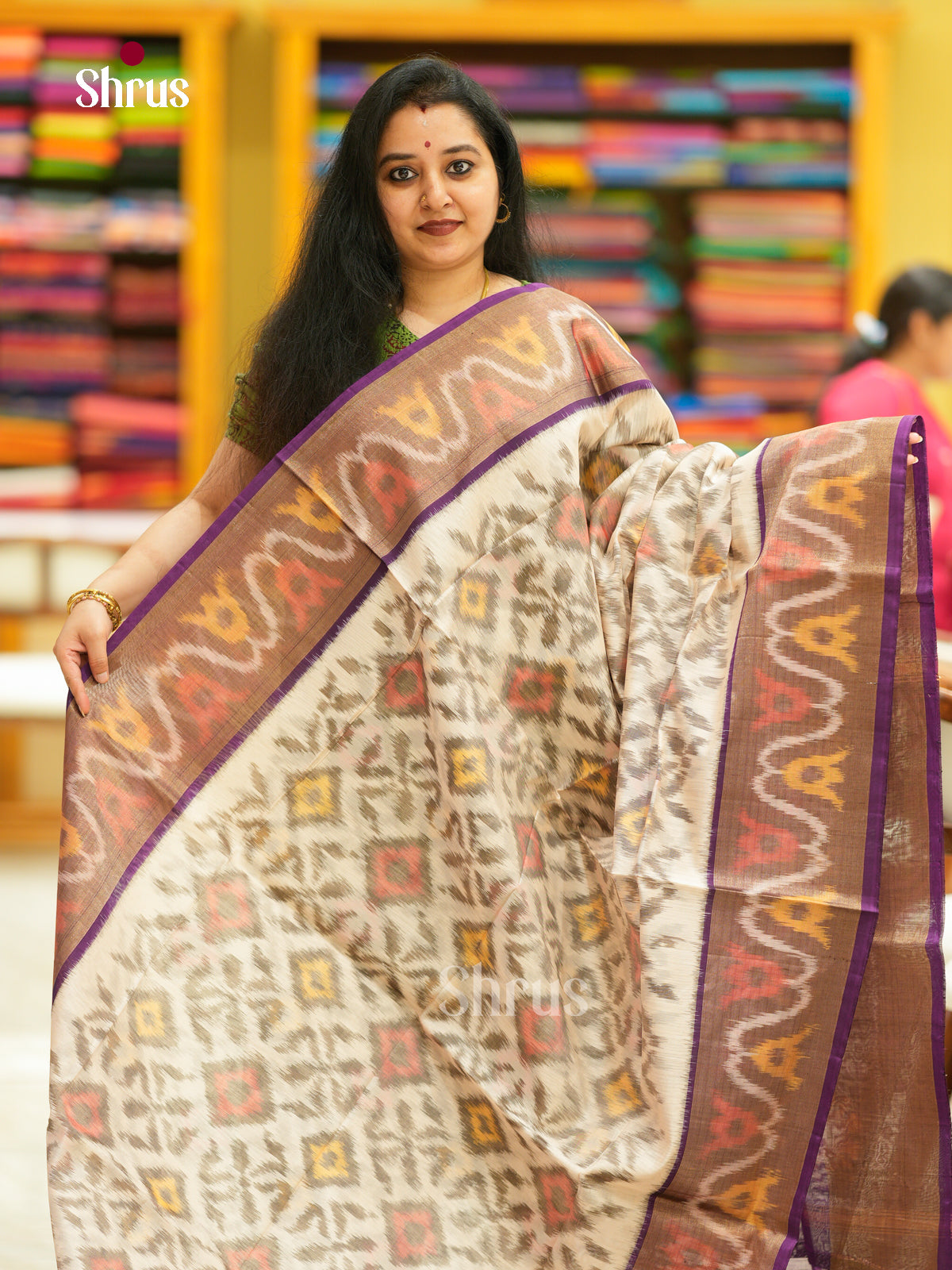 Pochampally sico Saree - EH14077 - Shop on Shrus.com