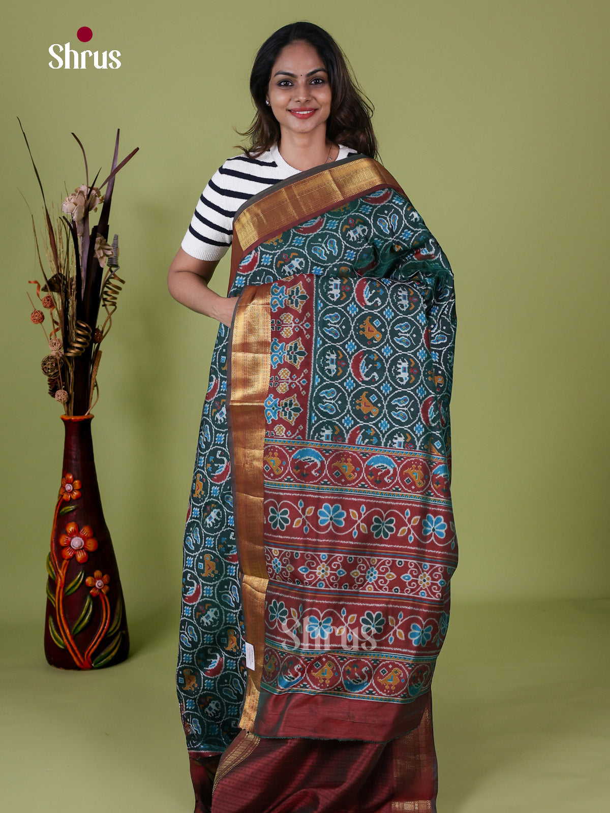 Semi Patola Saree - EH18004