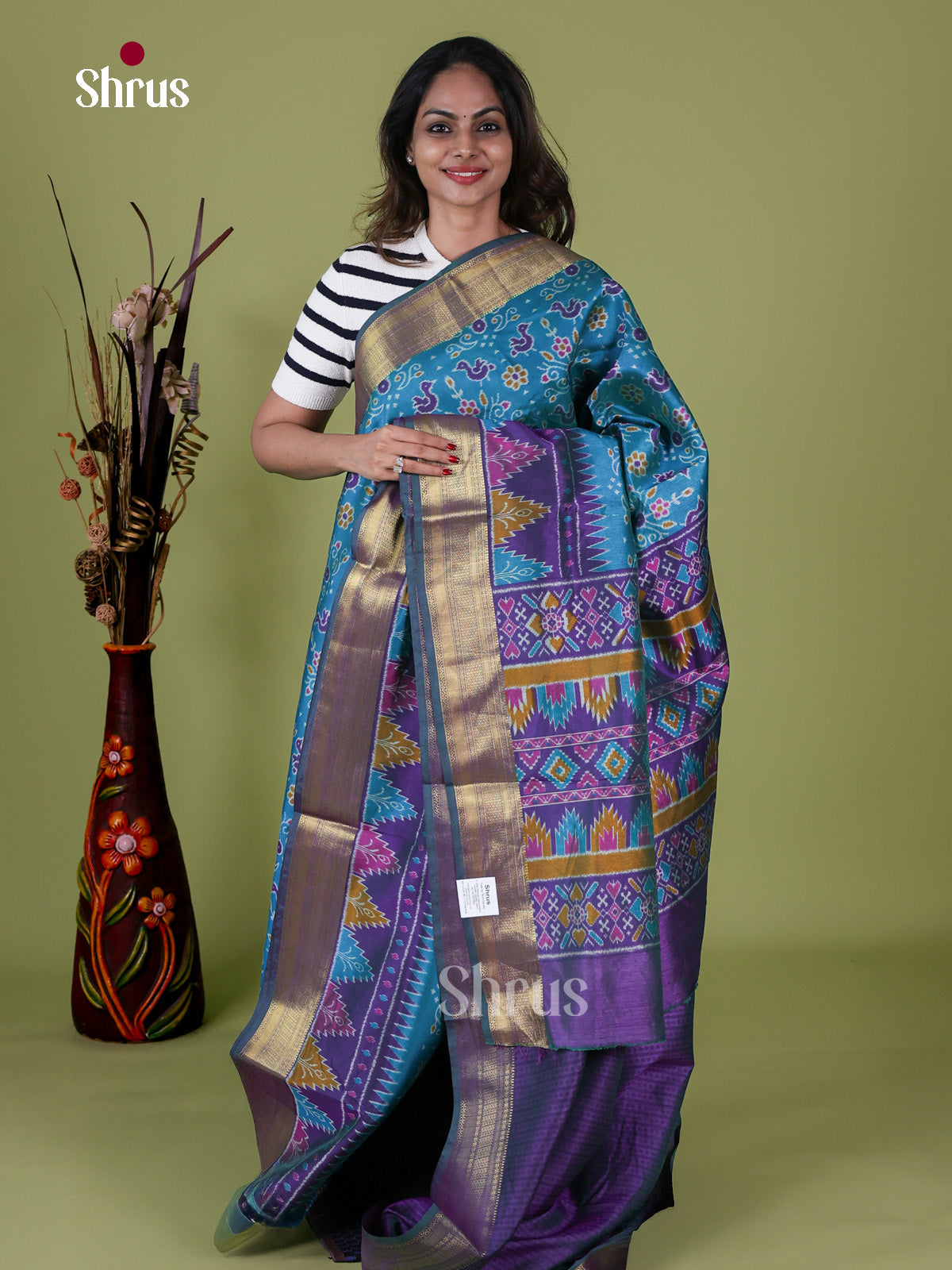 Semi Patola Saree - EH18006