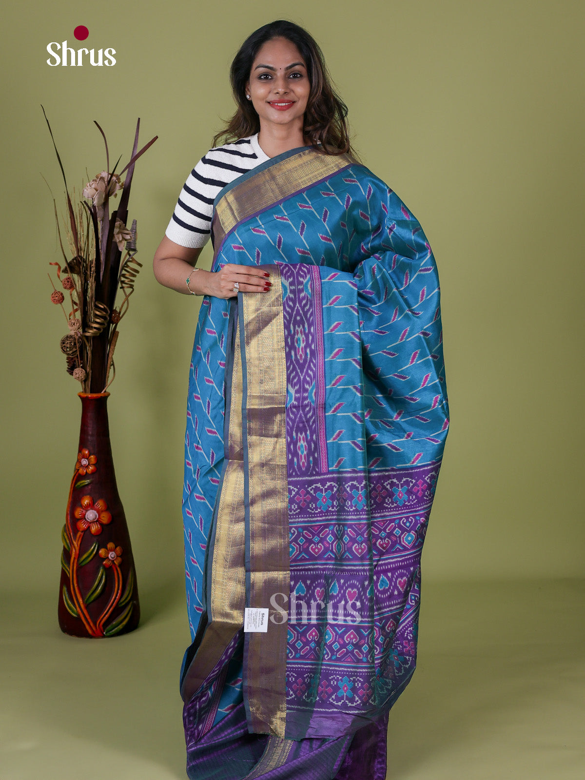 Semi Patola Saree - EH18009