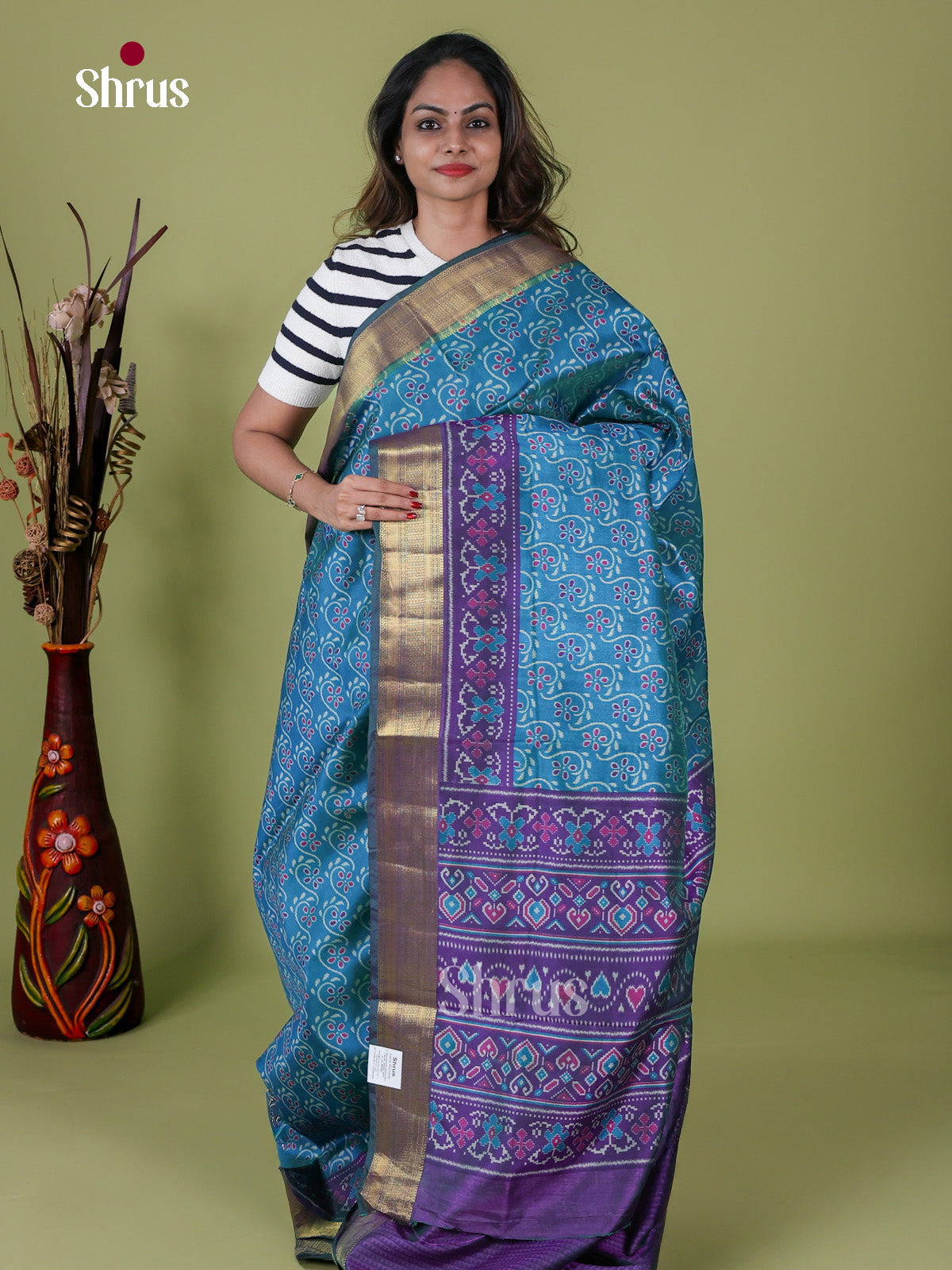 Semi Patola Saree - EH18010