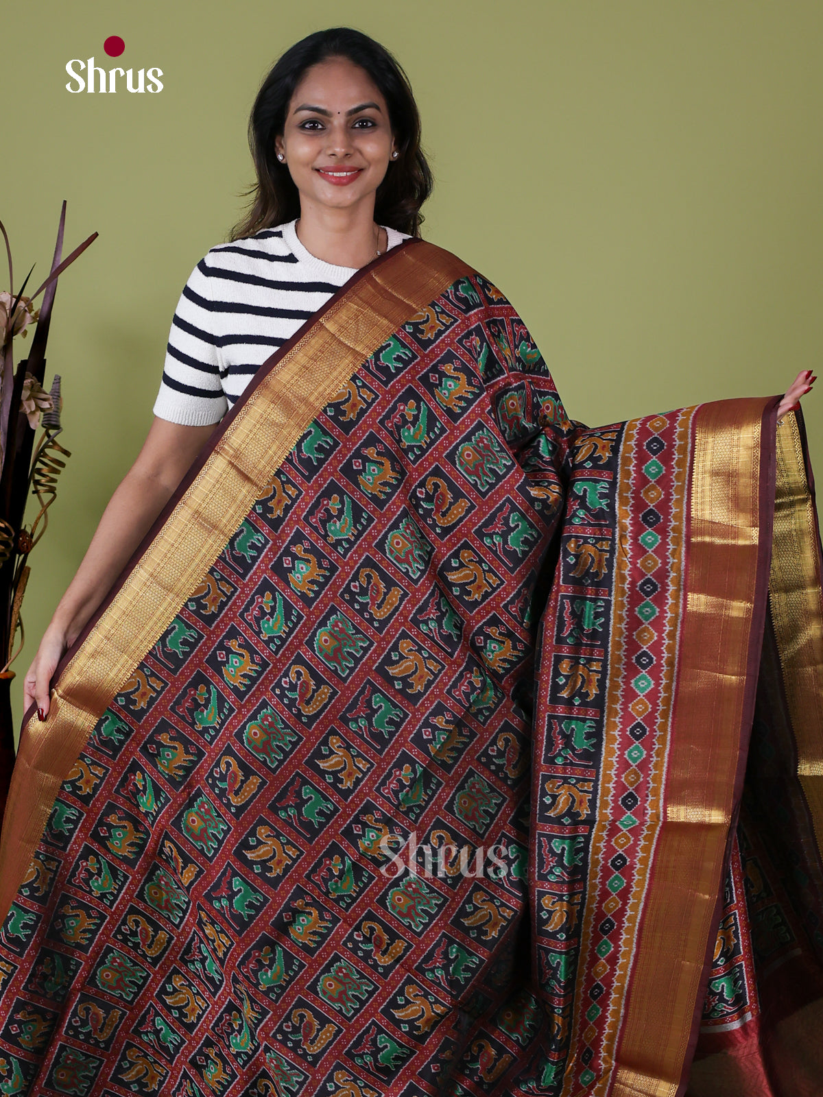 Semi Patola Saree - EH18026