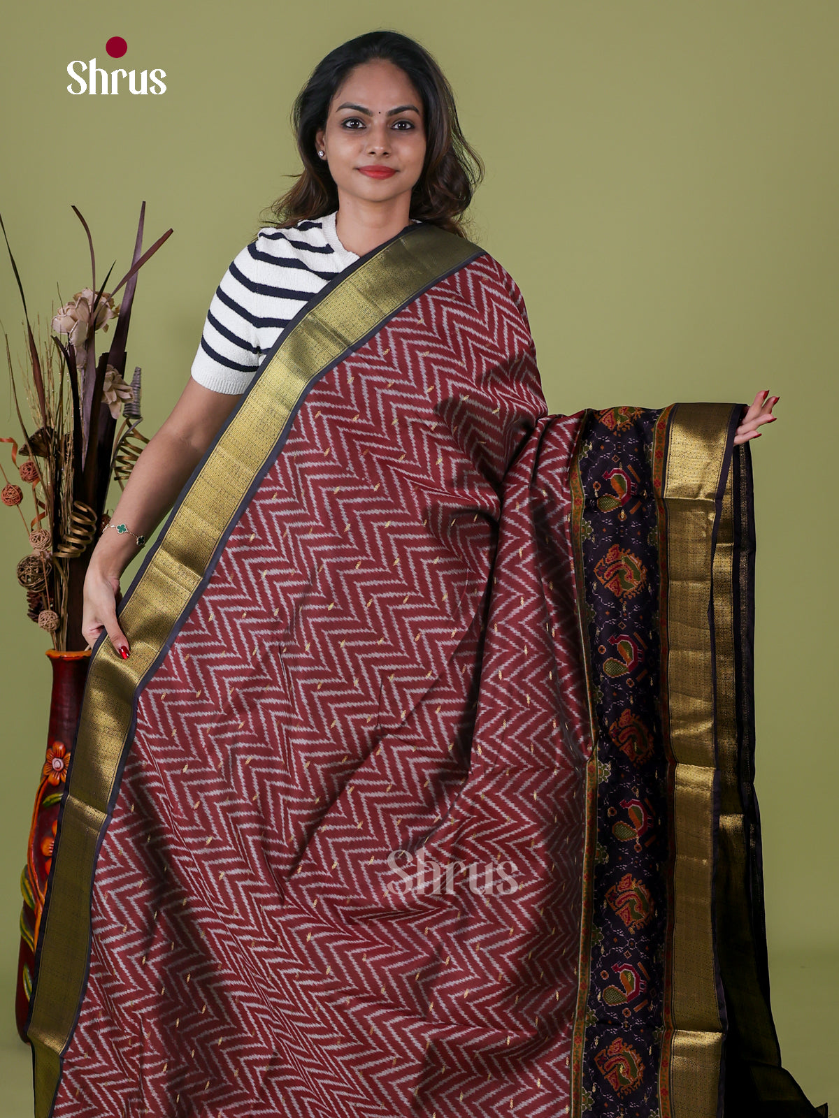 Semi Patola Saree - EH18028