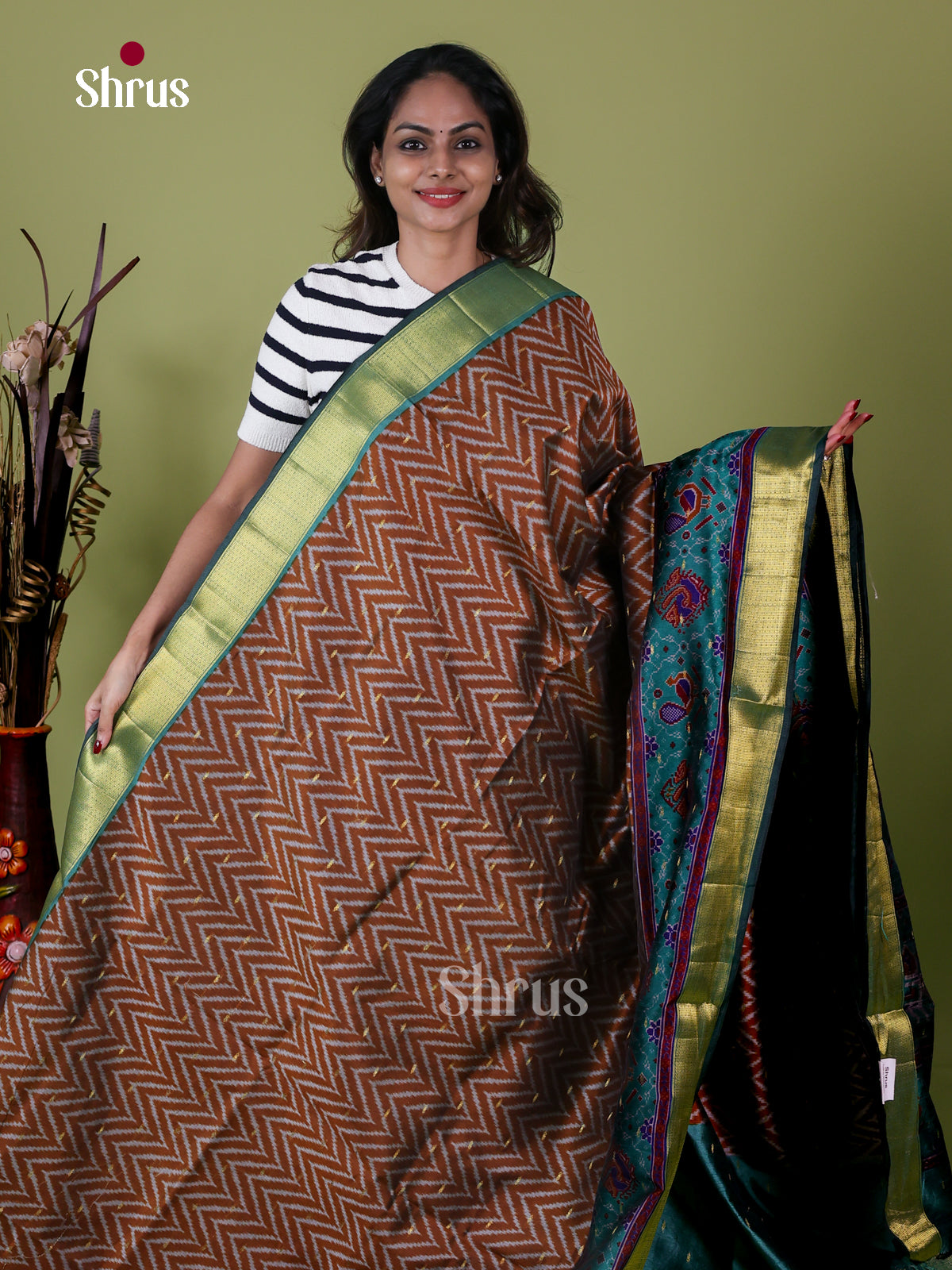 Semi Patola Saree - EH18029