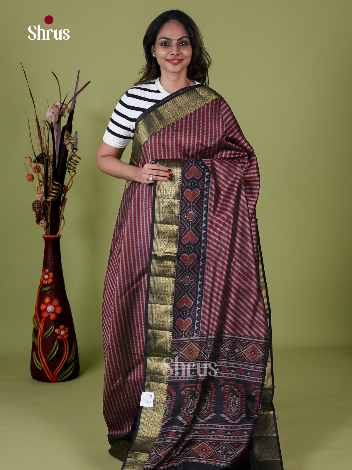 Semi Patola Saree - EH18030