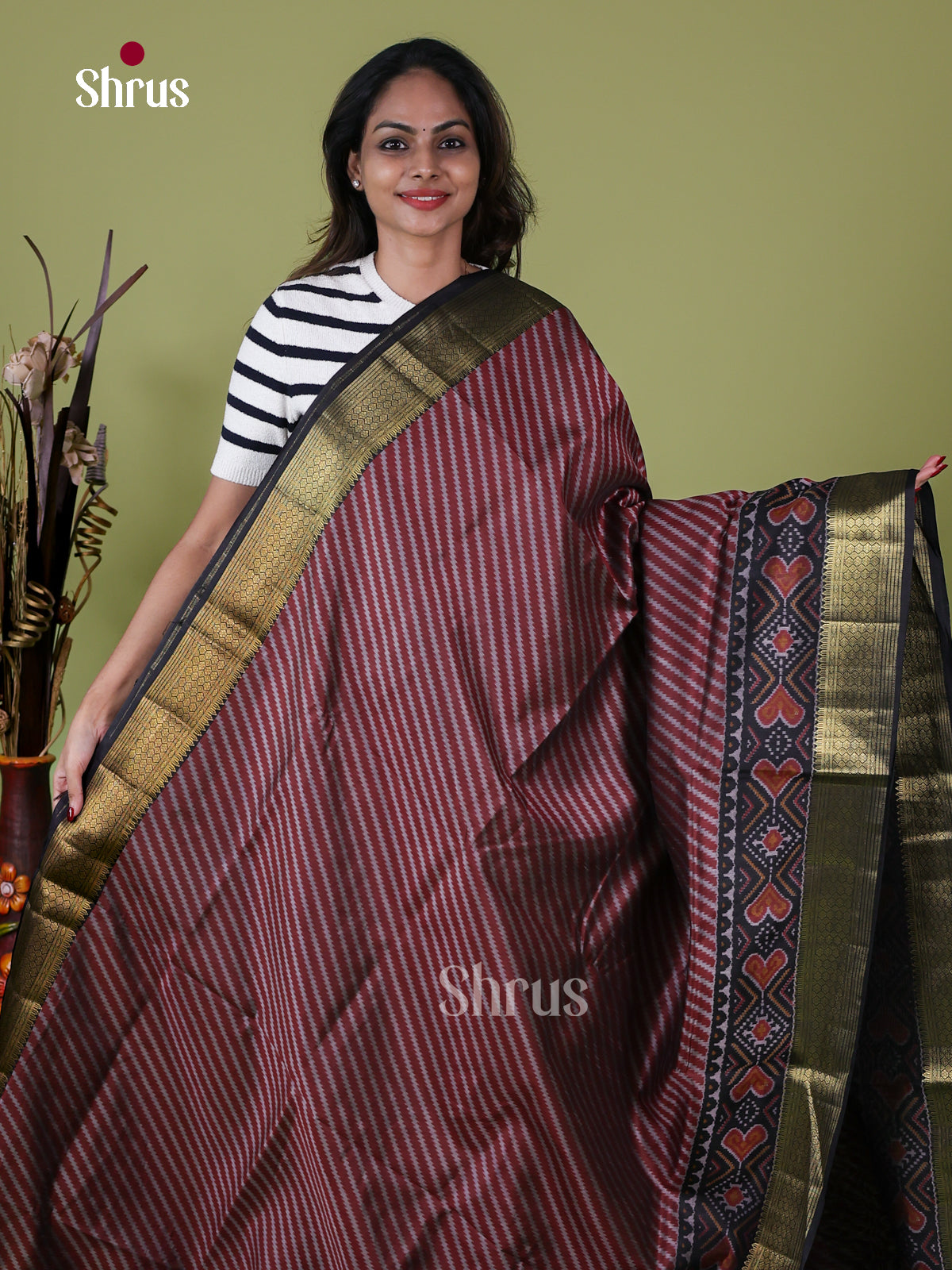 Semi Patola Saree - EH18030