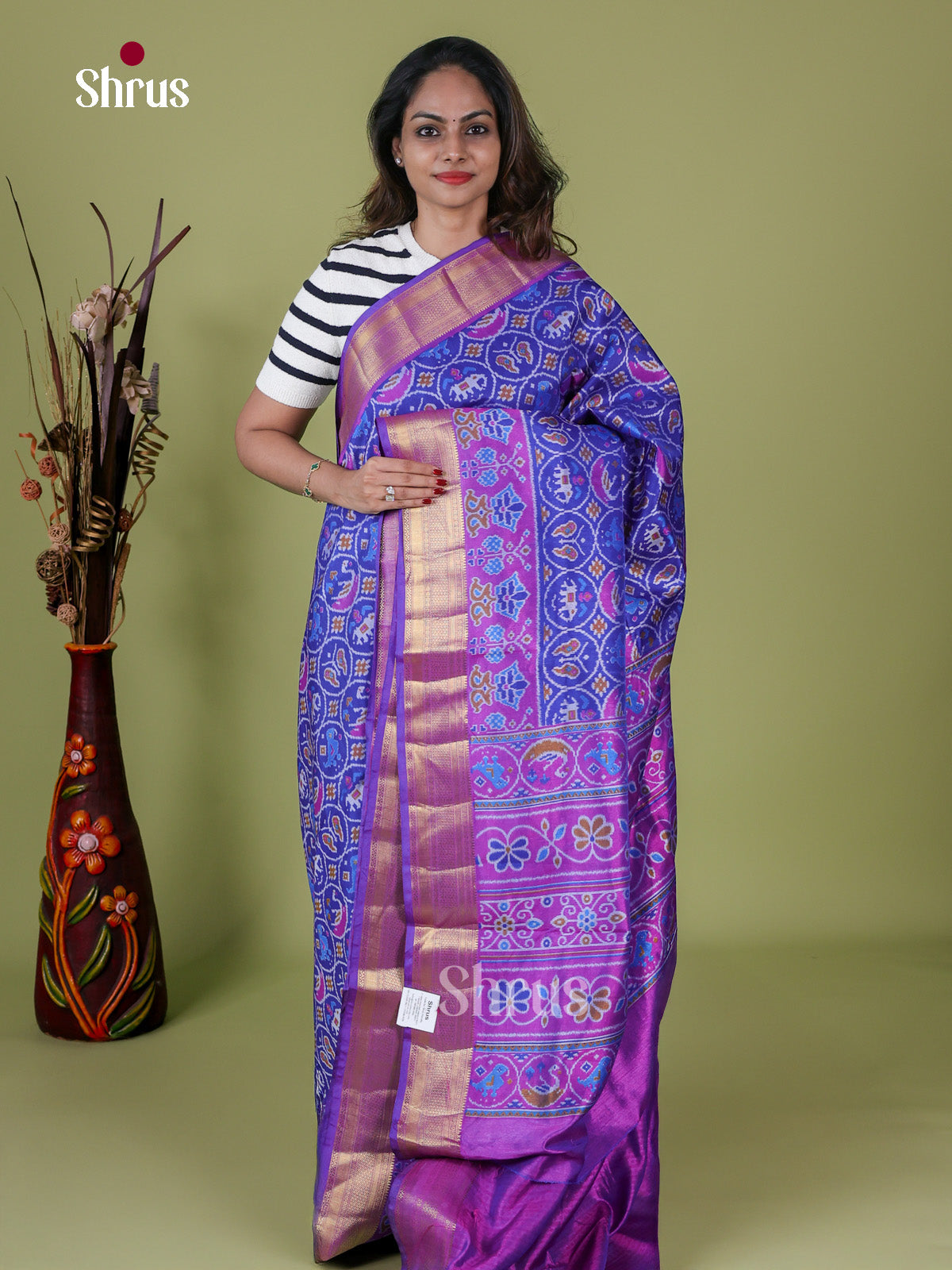 Semi Patola Saree - EH18037