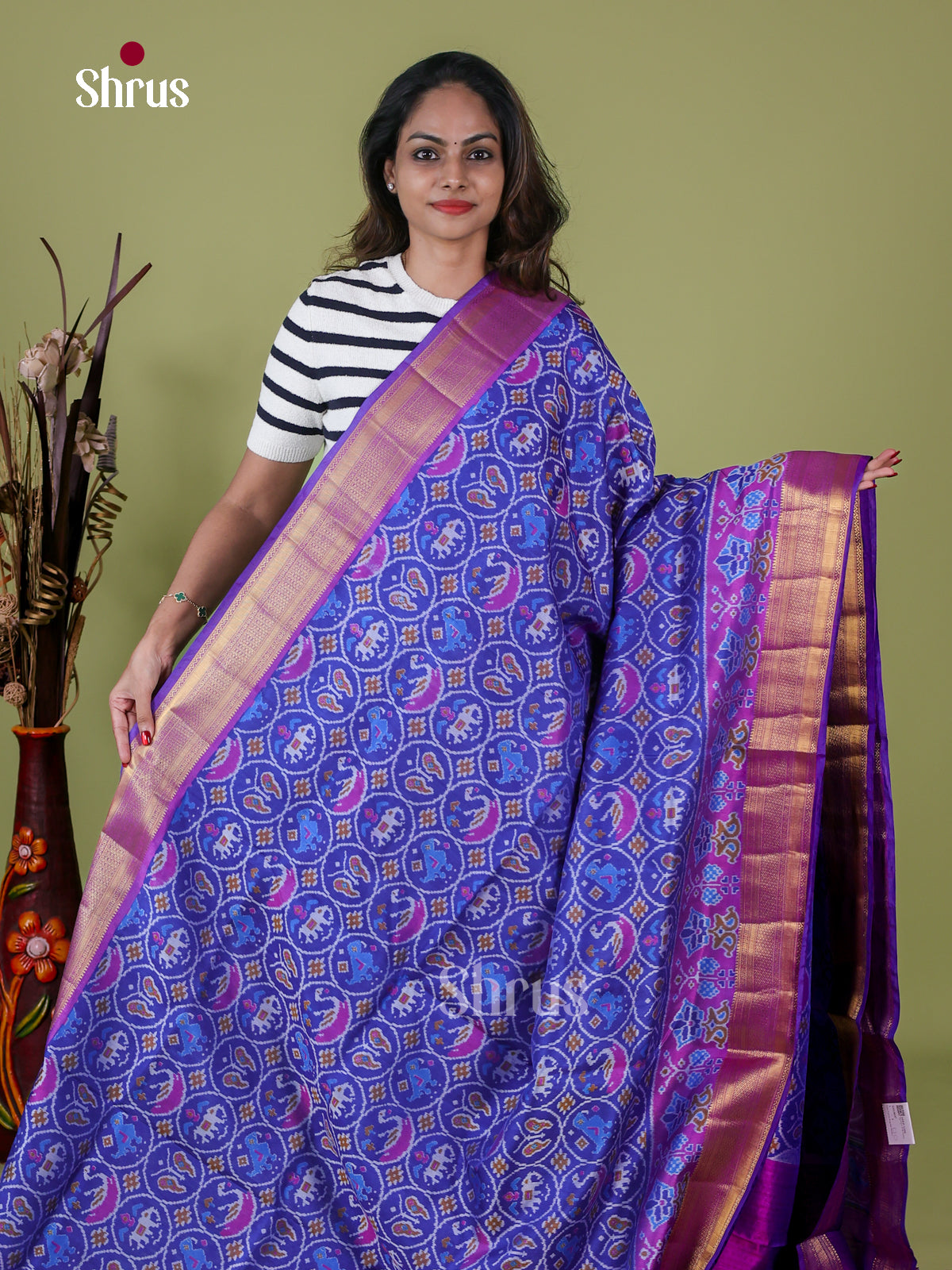 Semi Patola Saree - EH18037