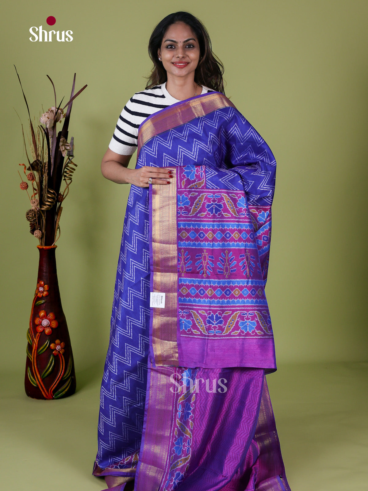 Semi Patola Saree - EH18039