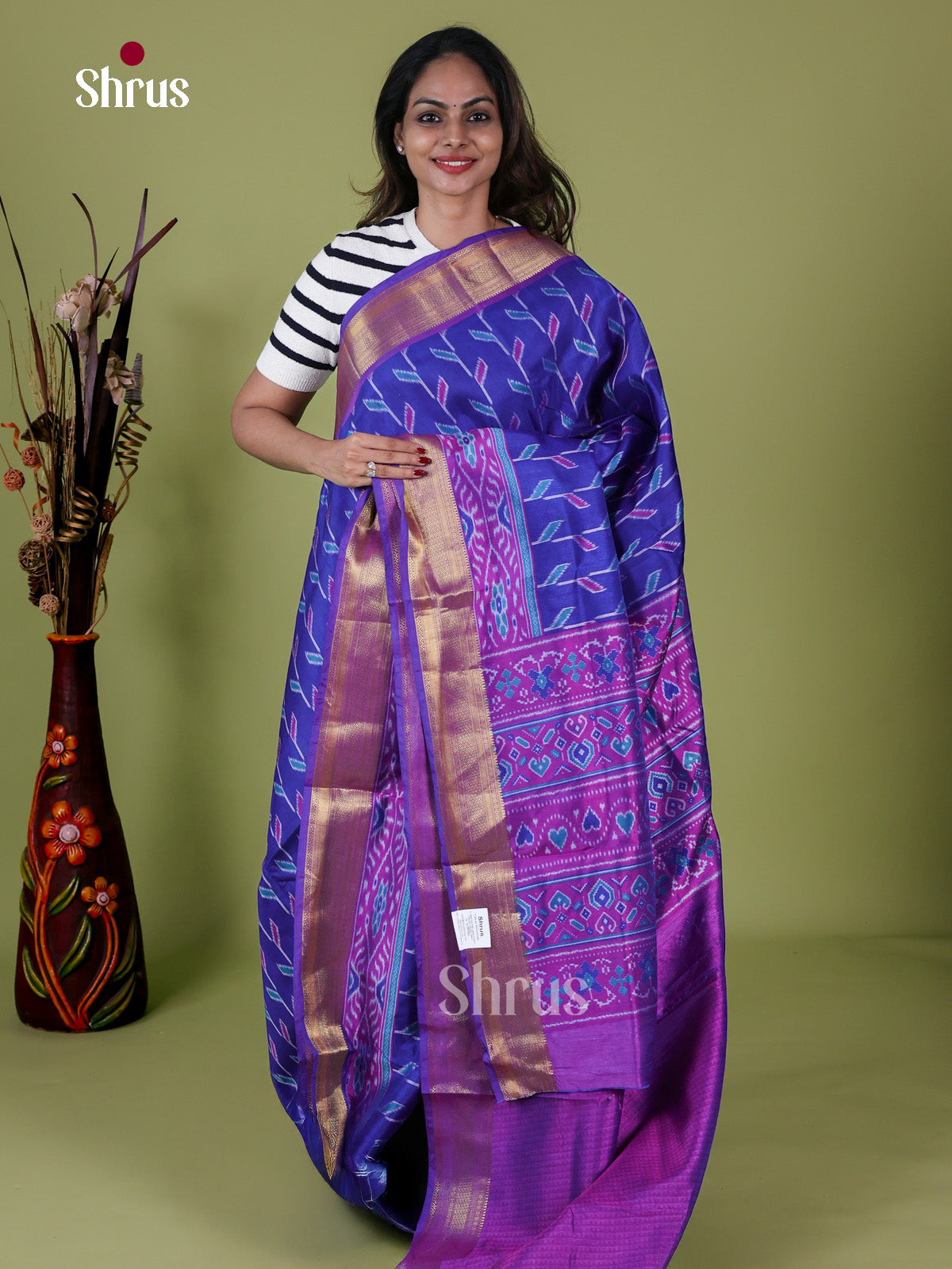 Semi Patola Saree - EH18040