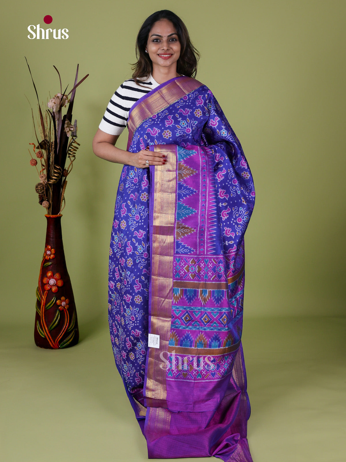 Semi Patola Saree - EH18041