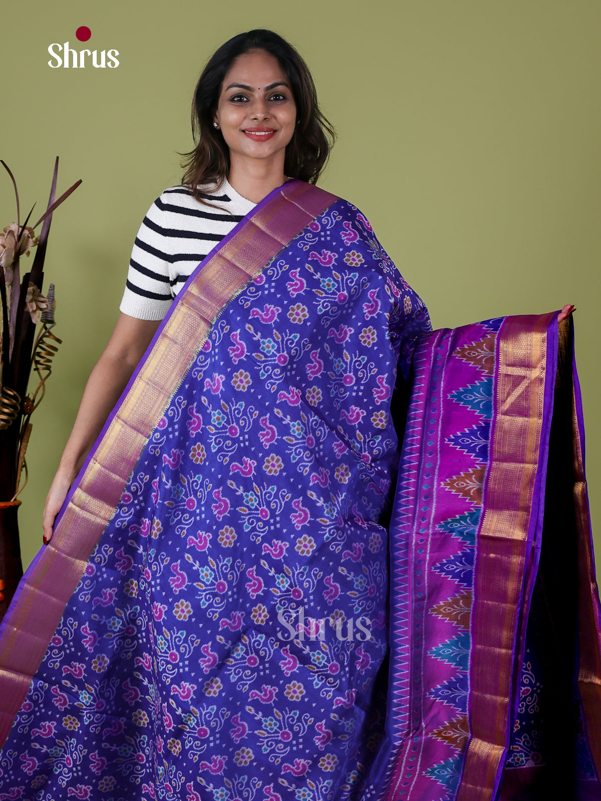 Semi Patola Saree - EH18041