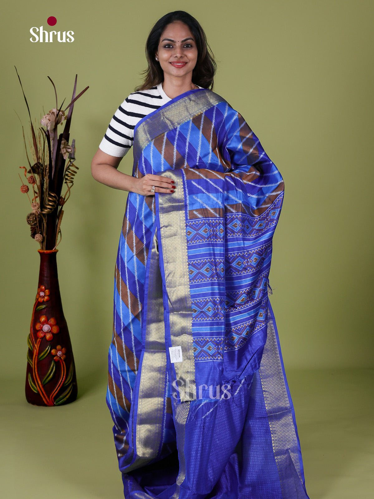 Semi Patola Saree - EH18045